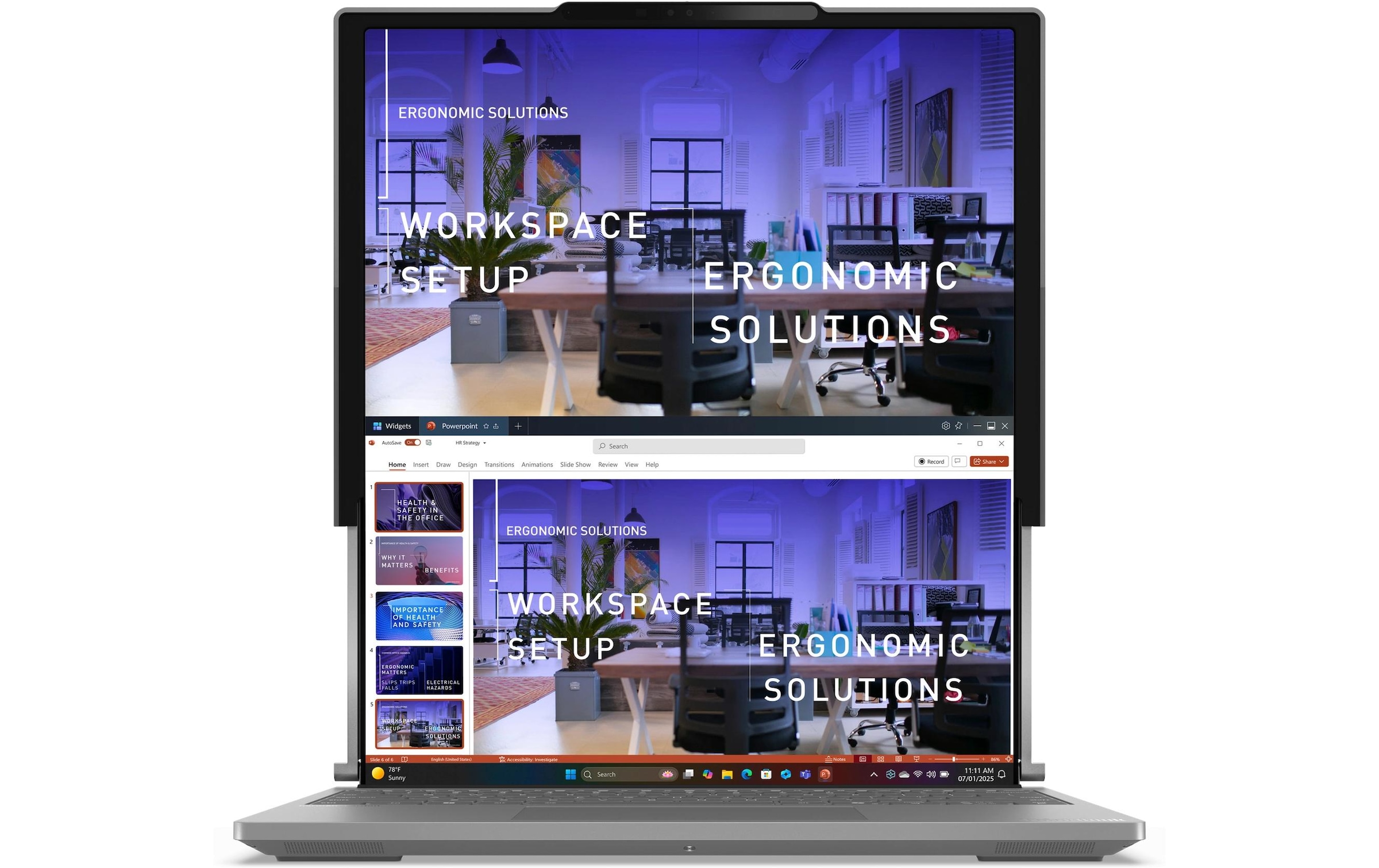 Lenovo Notebook »Plus G6 Rollable Copilot+ PC« / 16,7 ″ Intel Core Ultra 7