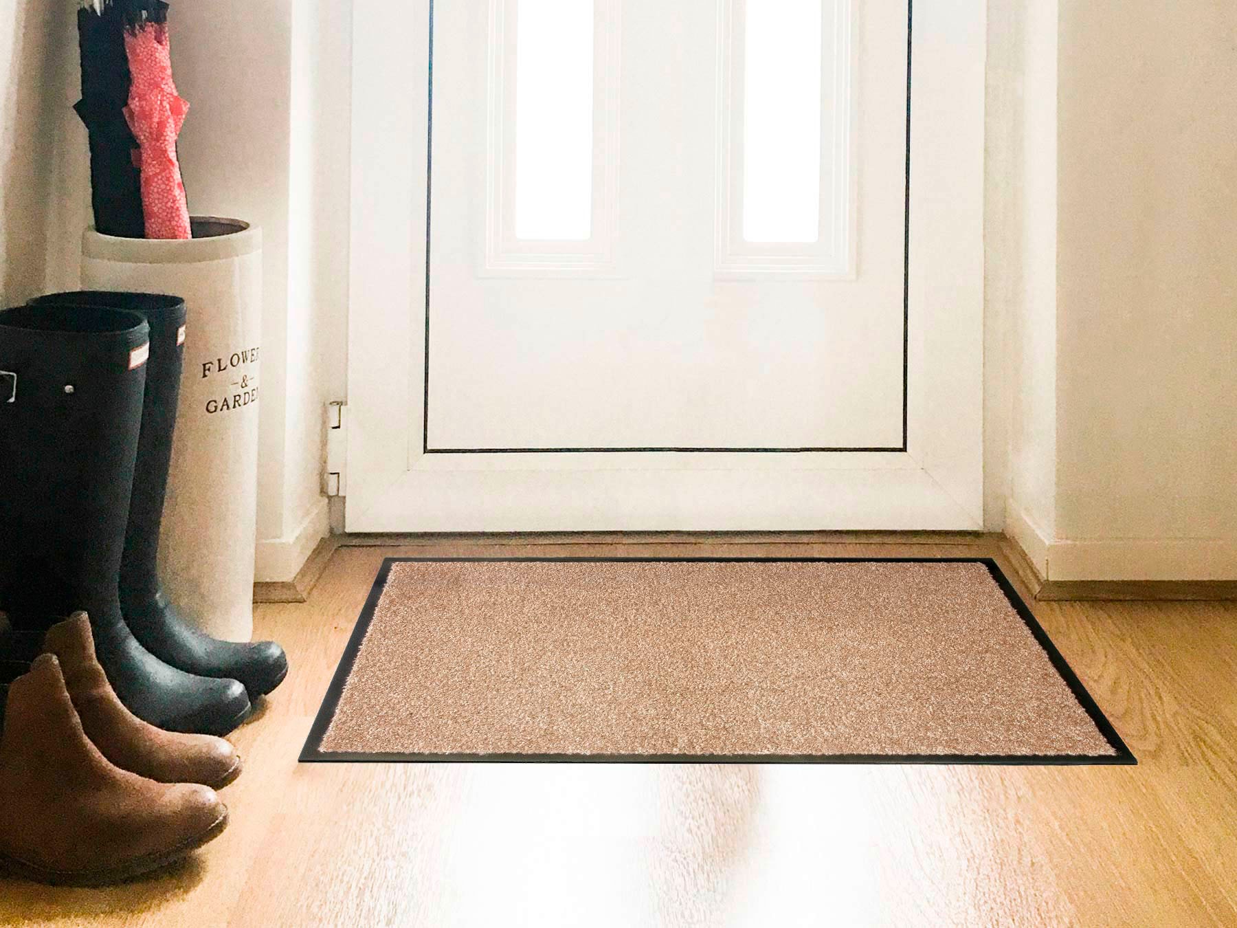 Primaflor-Ideen in Textil Fussmatte »Schmutzfangmatte CLEAN PRO, Made in Belgium«, rechteckig, 8 mm Höhe, Uni-Farben, UV-beständig, strapazierfähig, waschbar