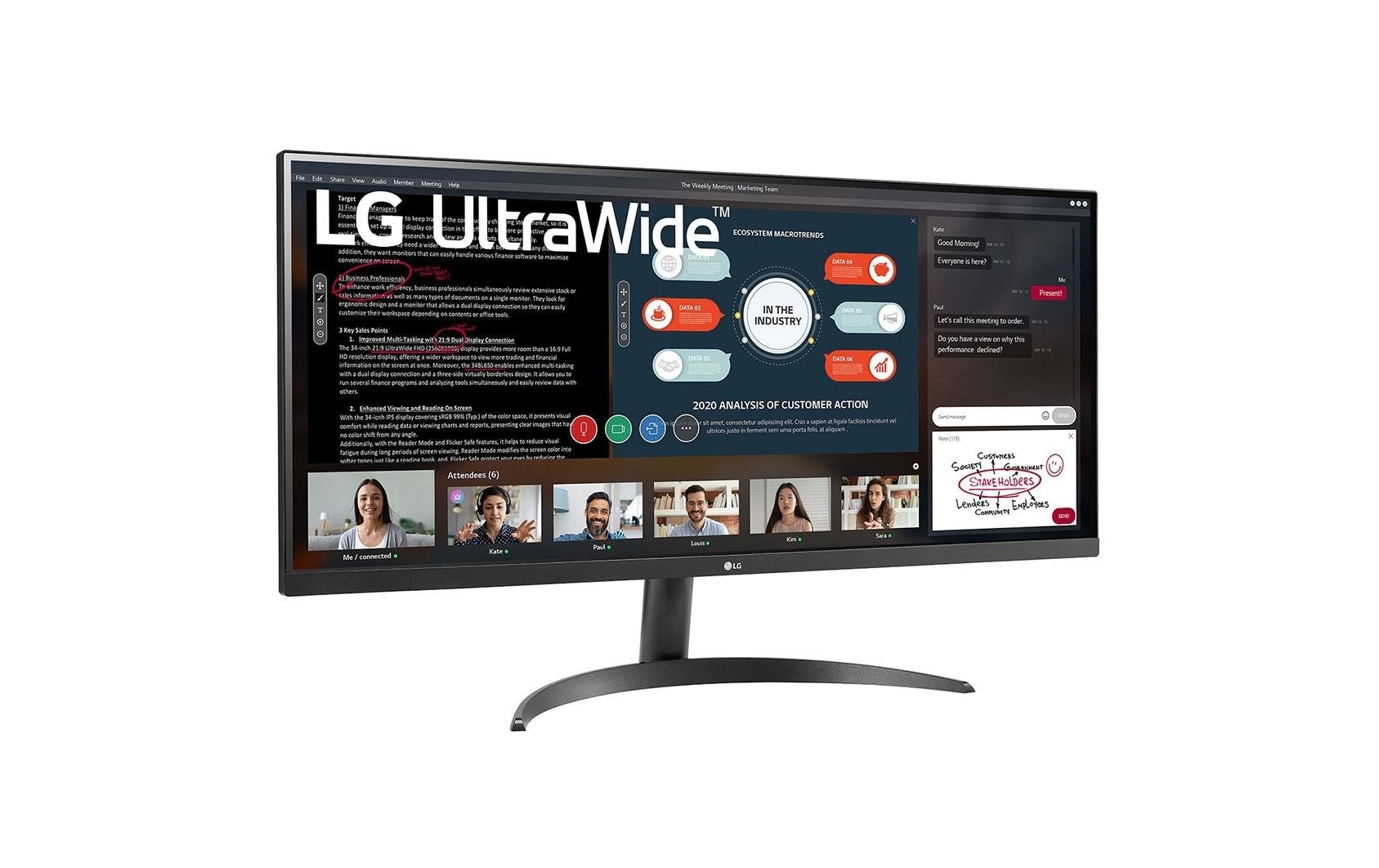 LG LED-Monitor »34WP500«, 86,02 cm/34 Zoll, 2560 x 1080 px, 5 ms Reaktionszeit, 75 Hz