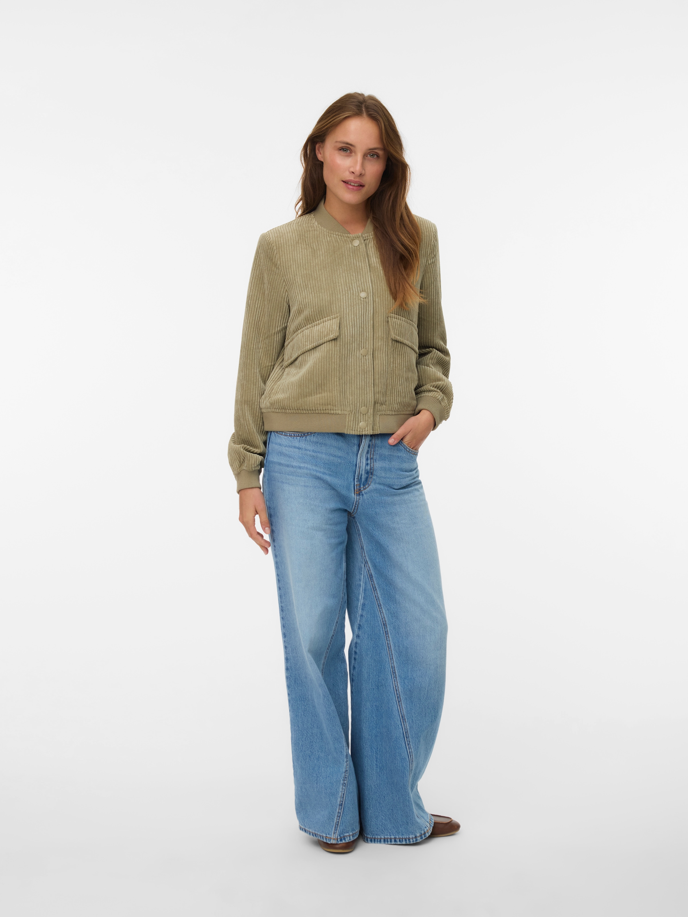 Vero Moda Outdoorjacke »VMRAINIE AMALA SHORT JACKET« ohne Kapuze