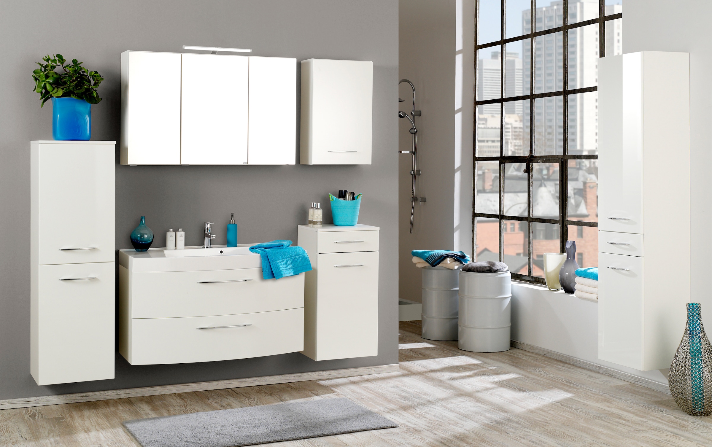 welltime Armoire suspendue »Florida« Breite 40 cm, mit Türdämpfern