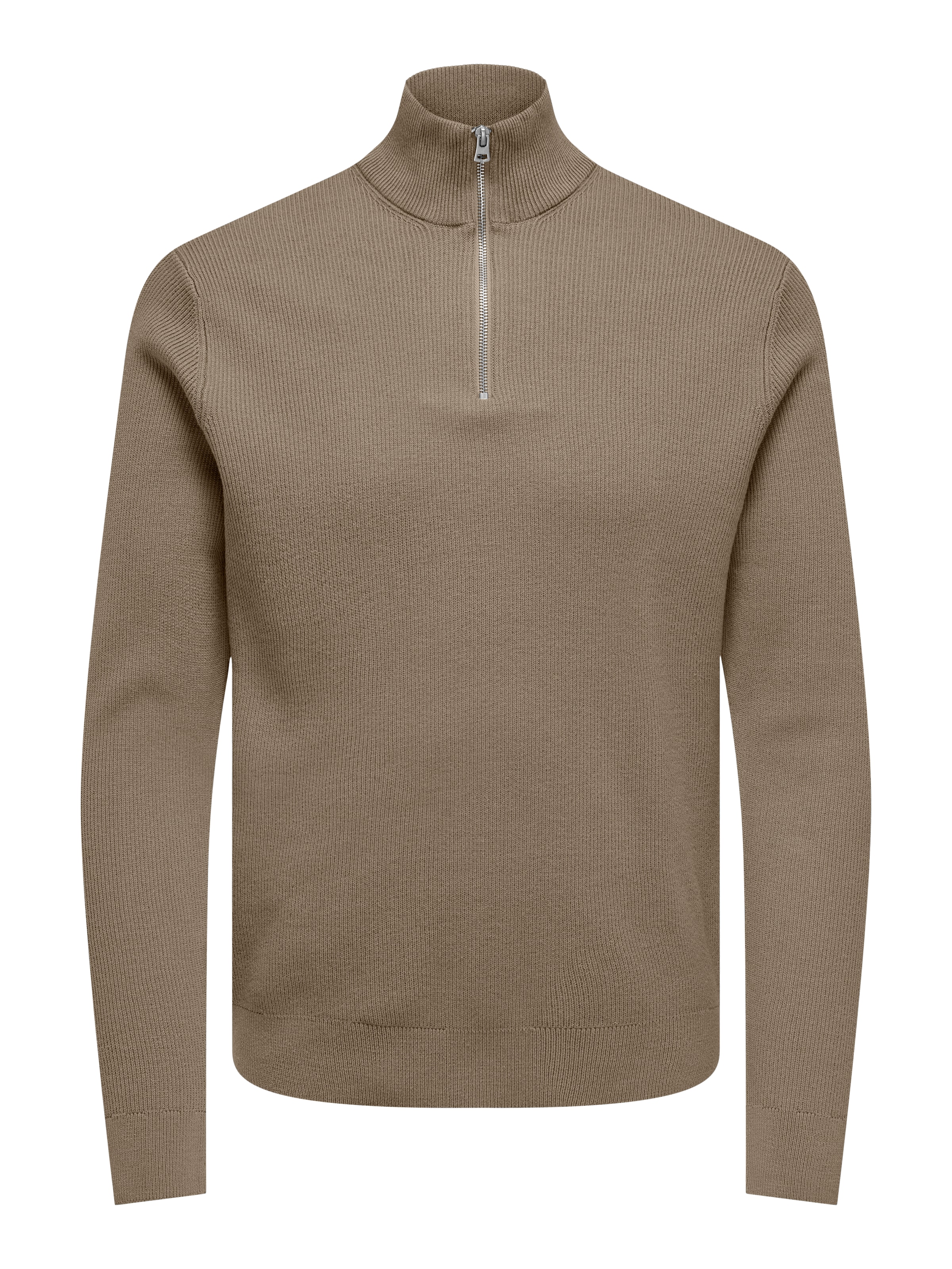 ONLY & SONS Strickpullover »ONSPHIL REG 12 STRUC HALF ZIP KNIT NOOS«