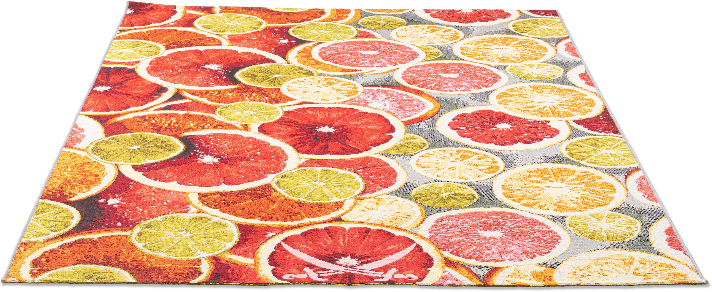 Image of Sansibar Teppich "Rantum Beach 003" rechteckig 5 mm Höhe Flachgewebe, modernes Sommer Design, In- und Outdoor geeignet