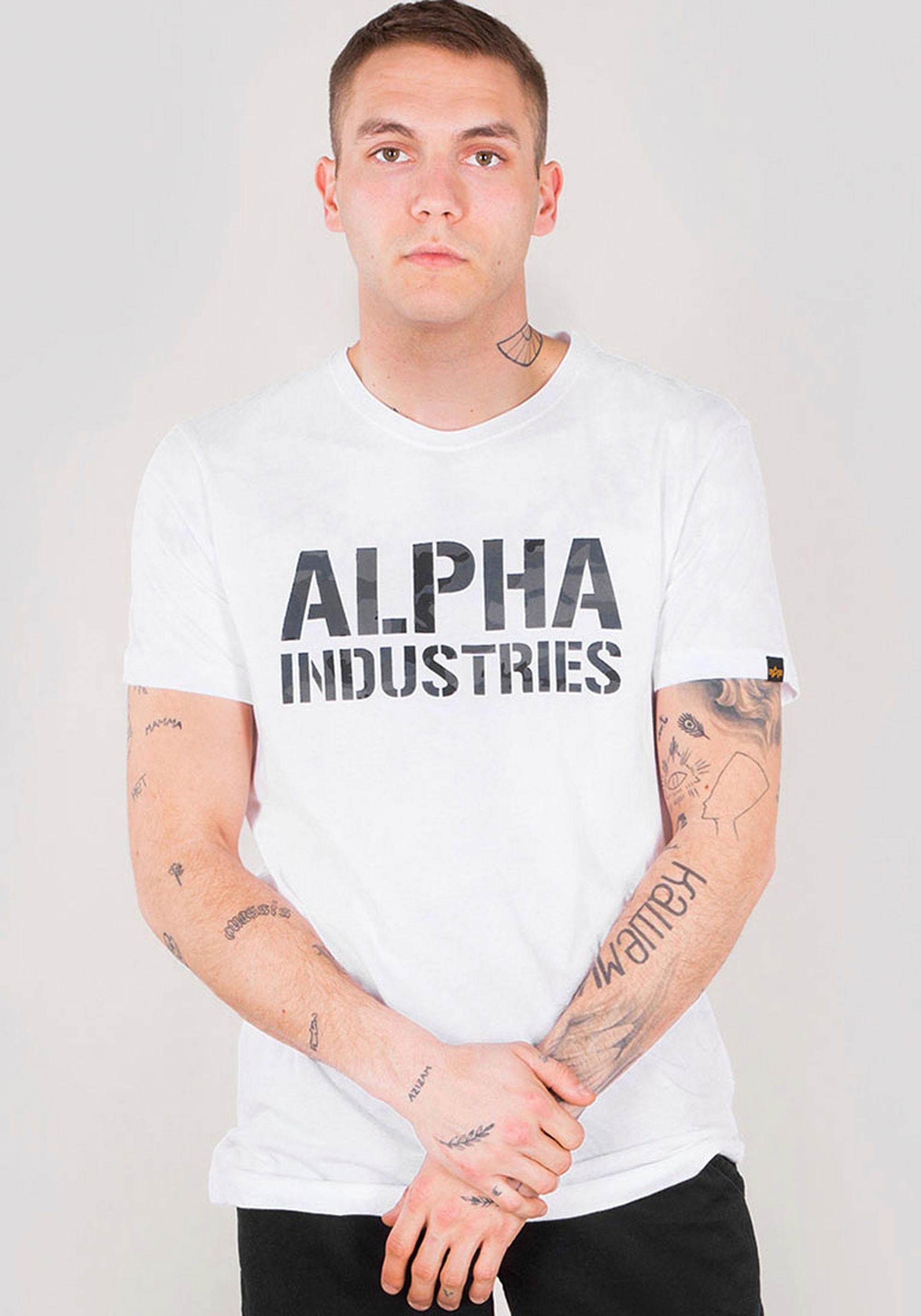 Image of Alpha Industries Rundhalsshirt »CAMO PRINT T« bei Ackermann Versand Schweiz