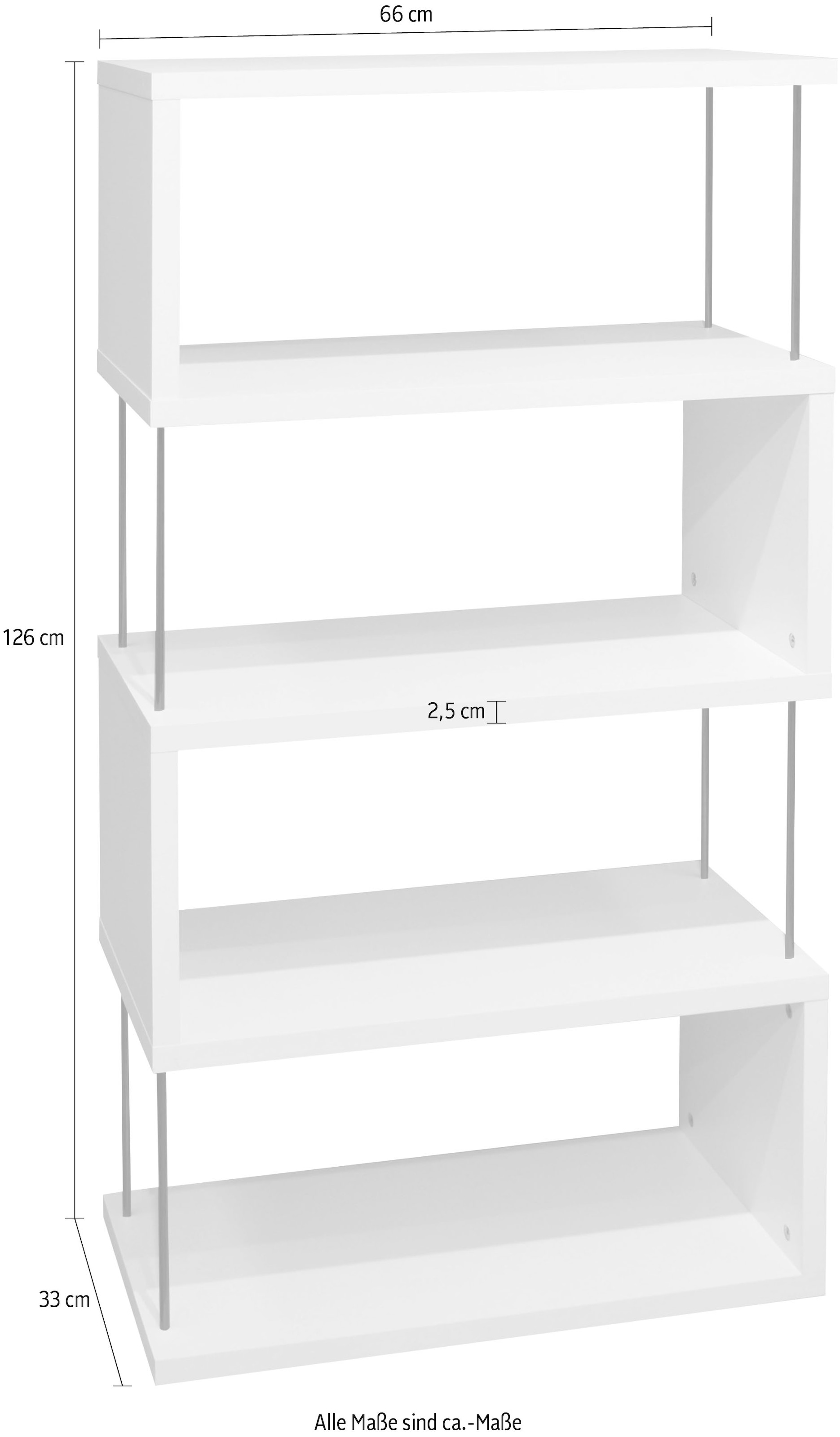 Mäusbacher Standregal »Big System Office«, Breite 66 cm