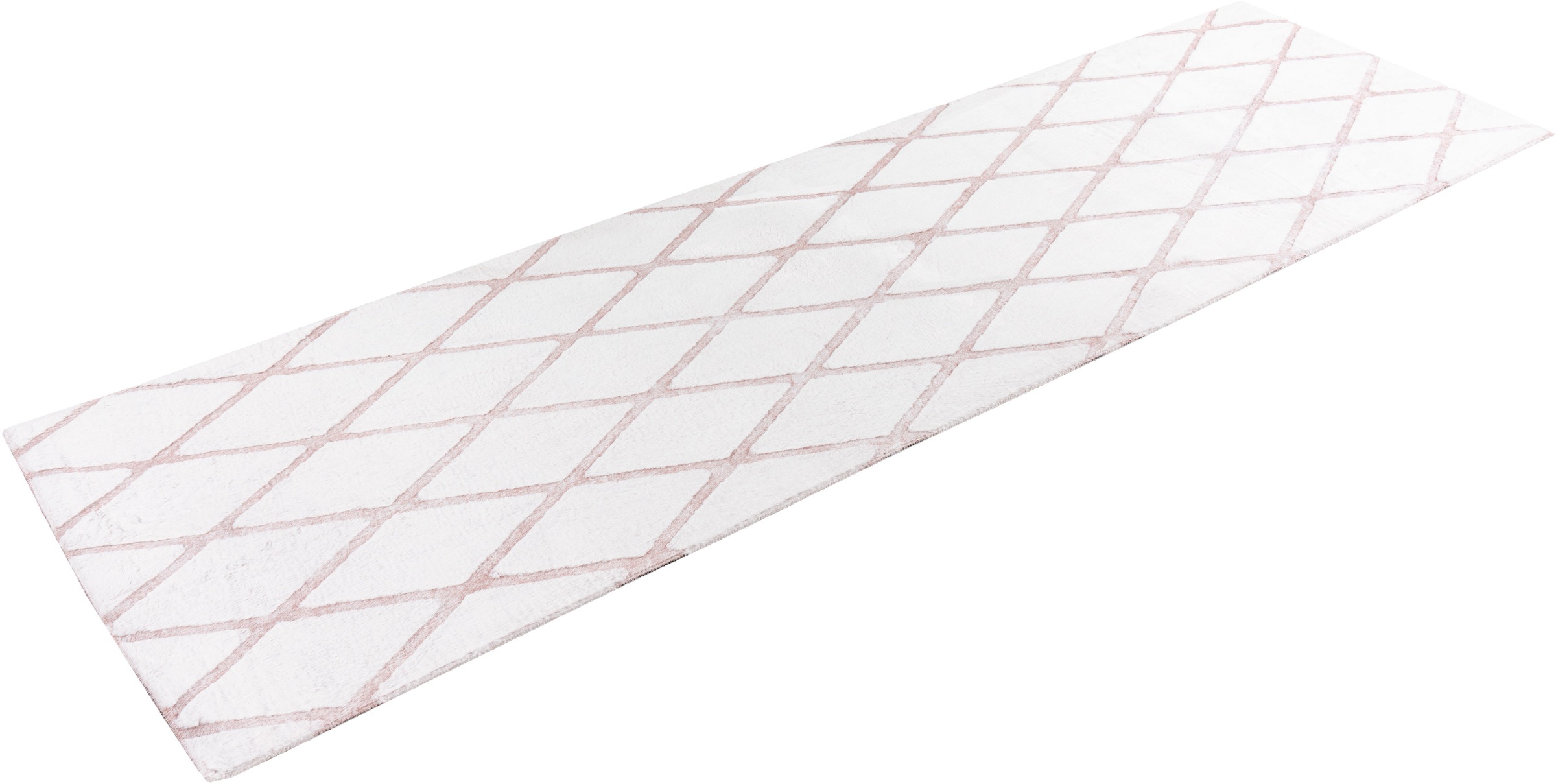 Image of Home affaire Läufer »Tilana«, rechteckig, 20 mm Höhe, besonders weich durch Microfaser, Rauten Design bei Ackermann Versand Schweiz