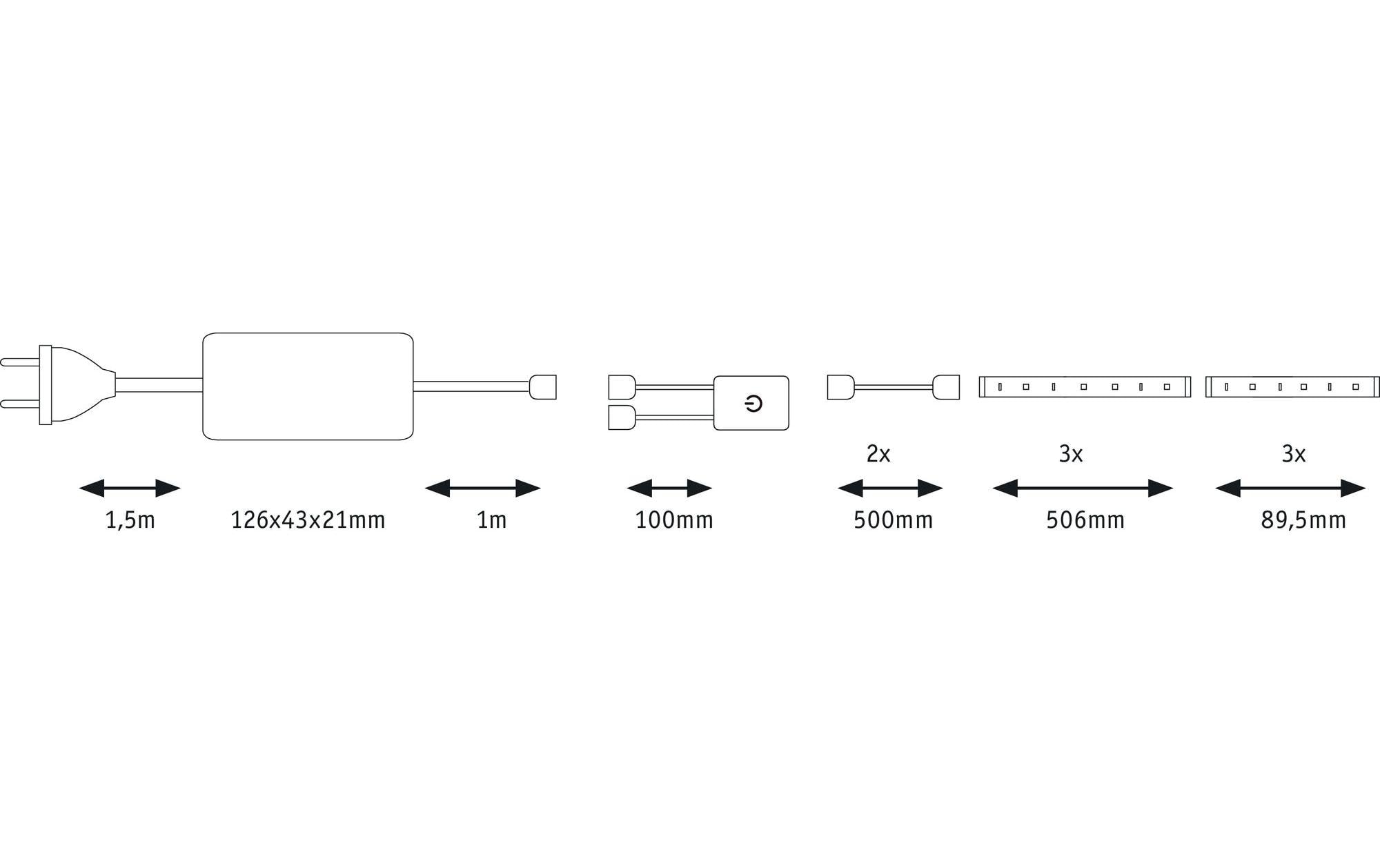 Paulmann Bande LED »MaxLED 500«