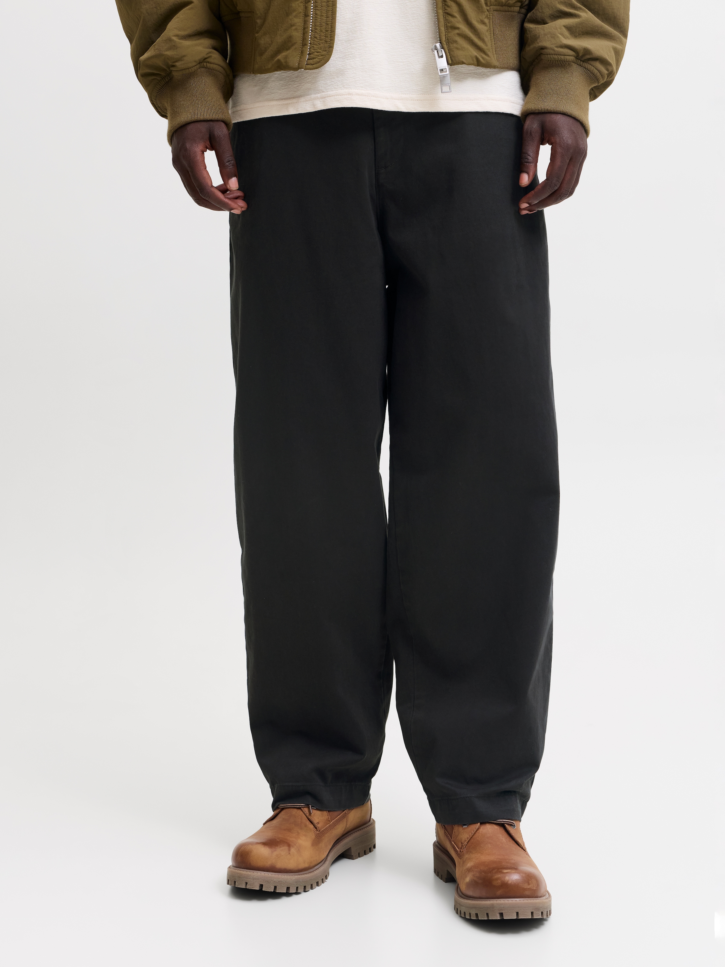 Jack & Jones Schlupfhose »JPSTEVAN ELVARO JOGGER SN«  Baumwolle, barrel fit