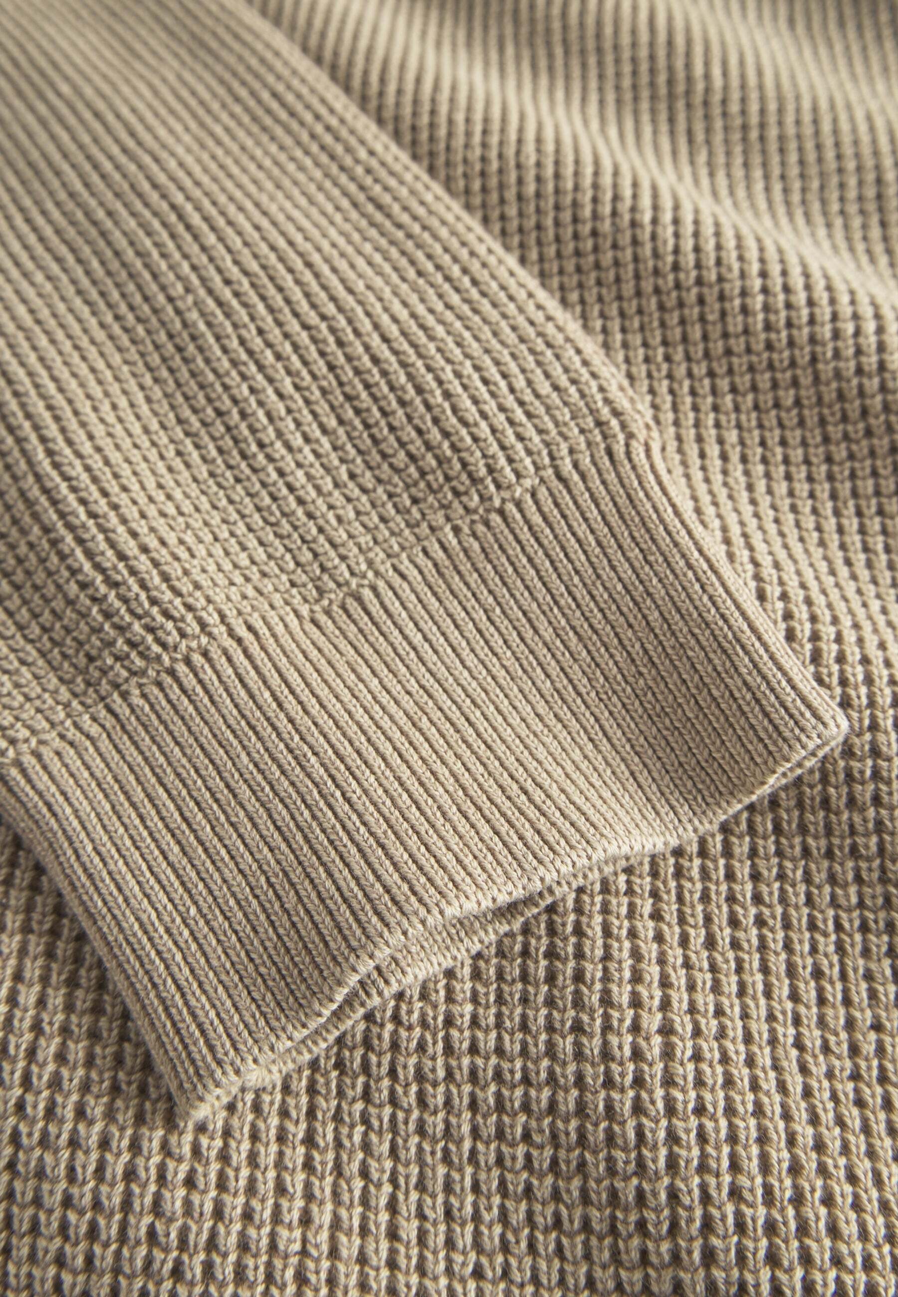 colours & sons Strickpullover »colours & sons Pullover Roundneck-Washed«