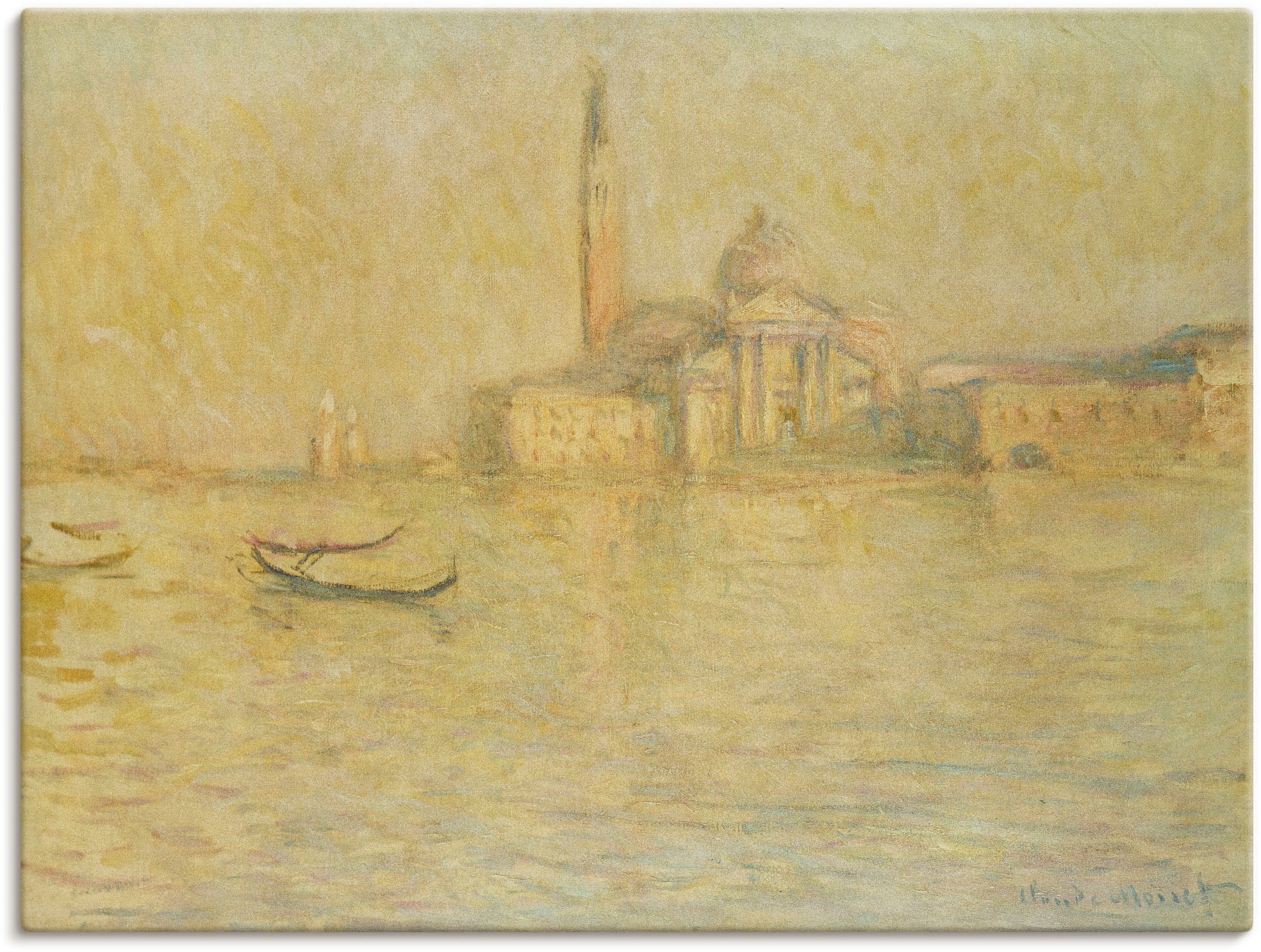 Image of Artland Wandbild »Venedig, San Giorgio Maggiore.«, Europa, (1 St.), in vielen Grössen & Produktarten - Alubild / Outdoorbild für den Aussenbereich, Leinwandbild, Poster, Wandaufkleber / Wandtattoo auch für Badezimmer geeignet bei Ackermann Versand Schweiz