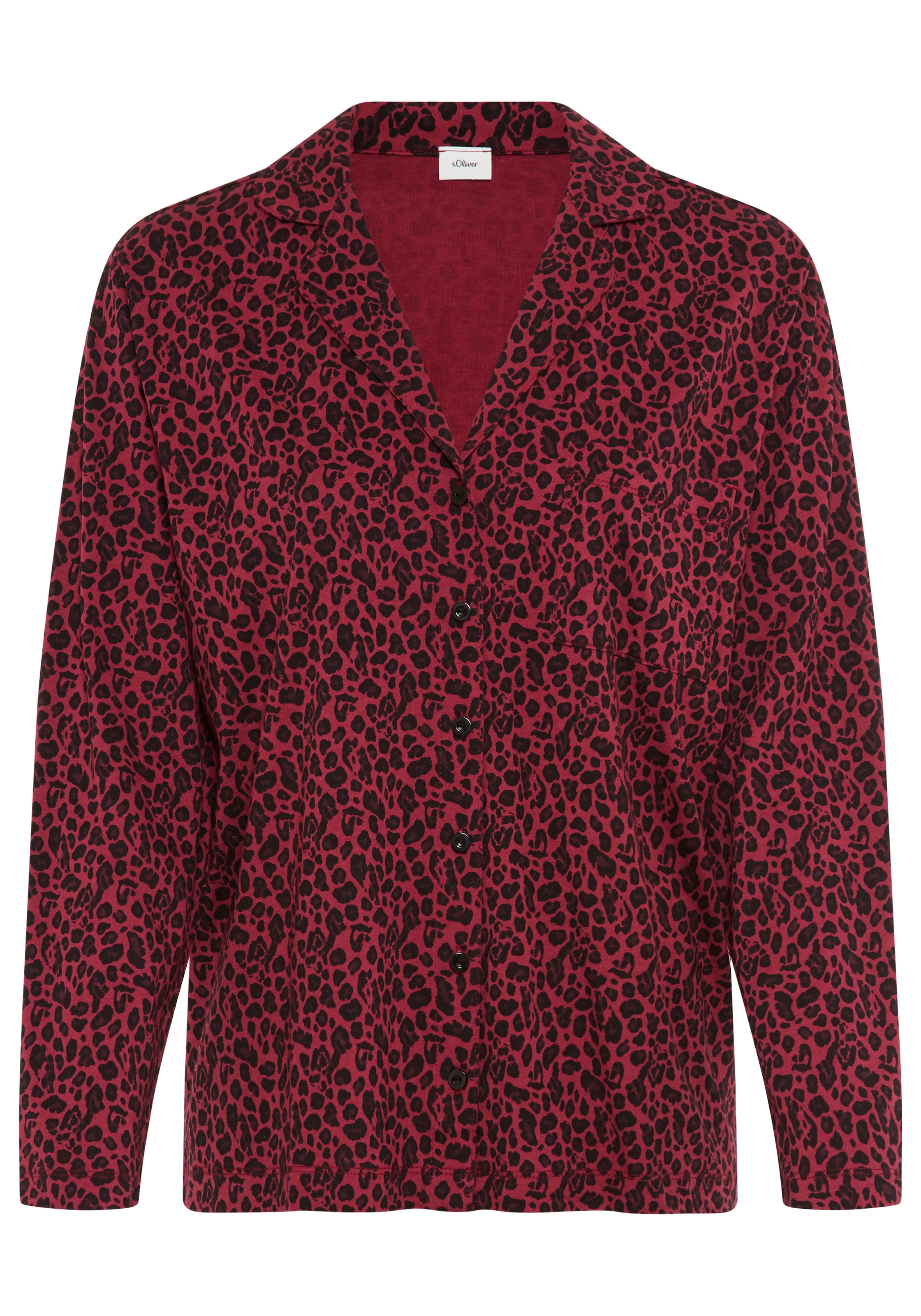 Image of s.Oliver Pyjamaoberteil 1 Leo All-Over Druck