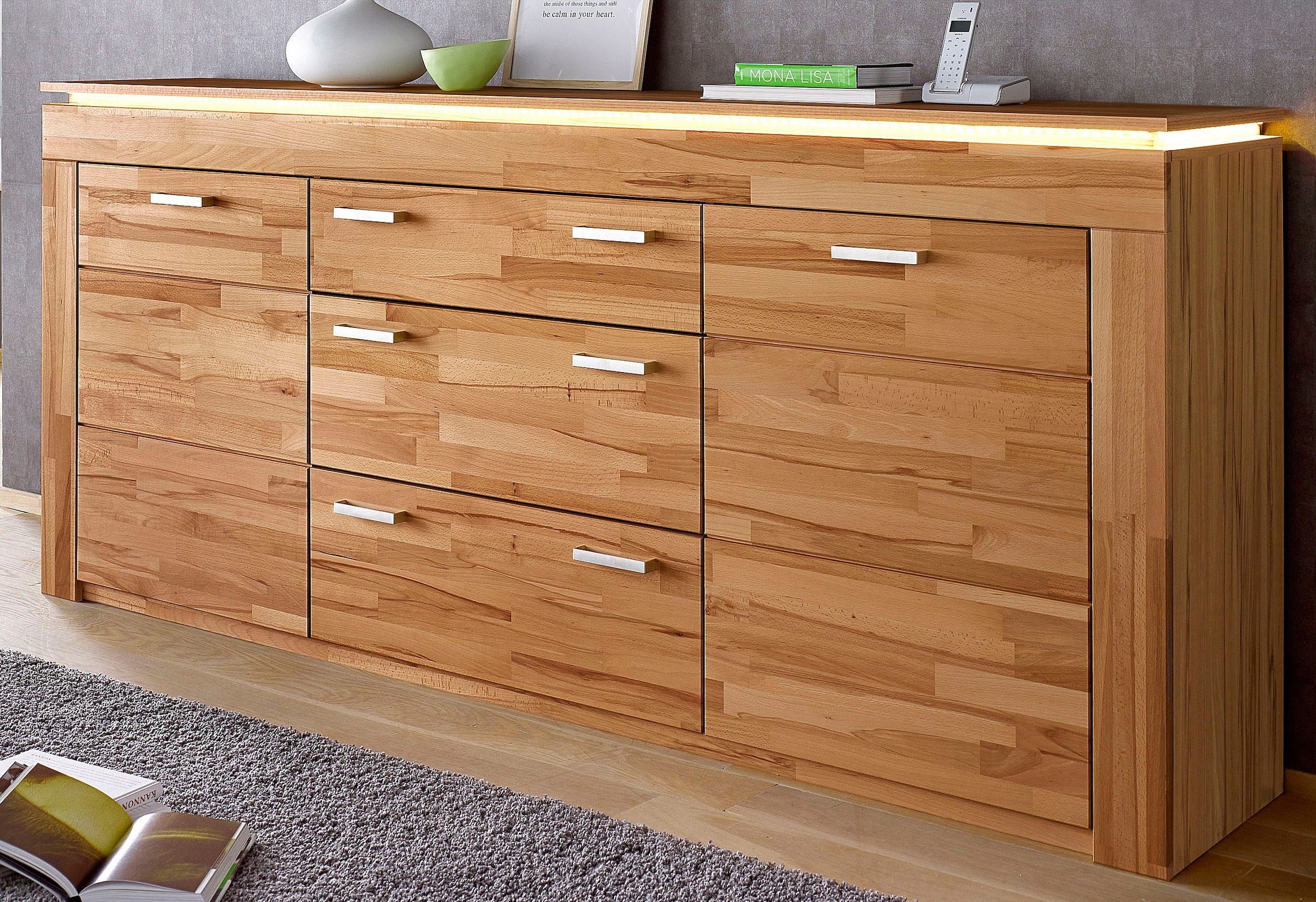 Image of VOGL Möbelfabrik Sideboard Breite 222 cm