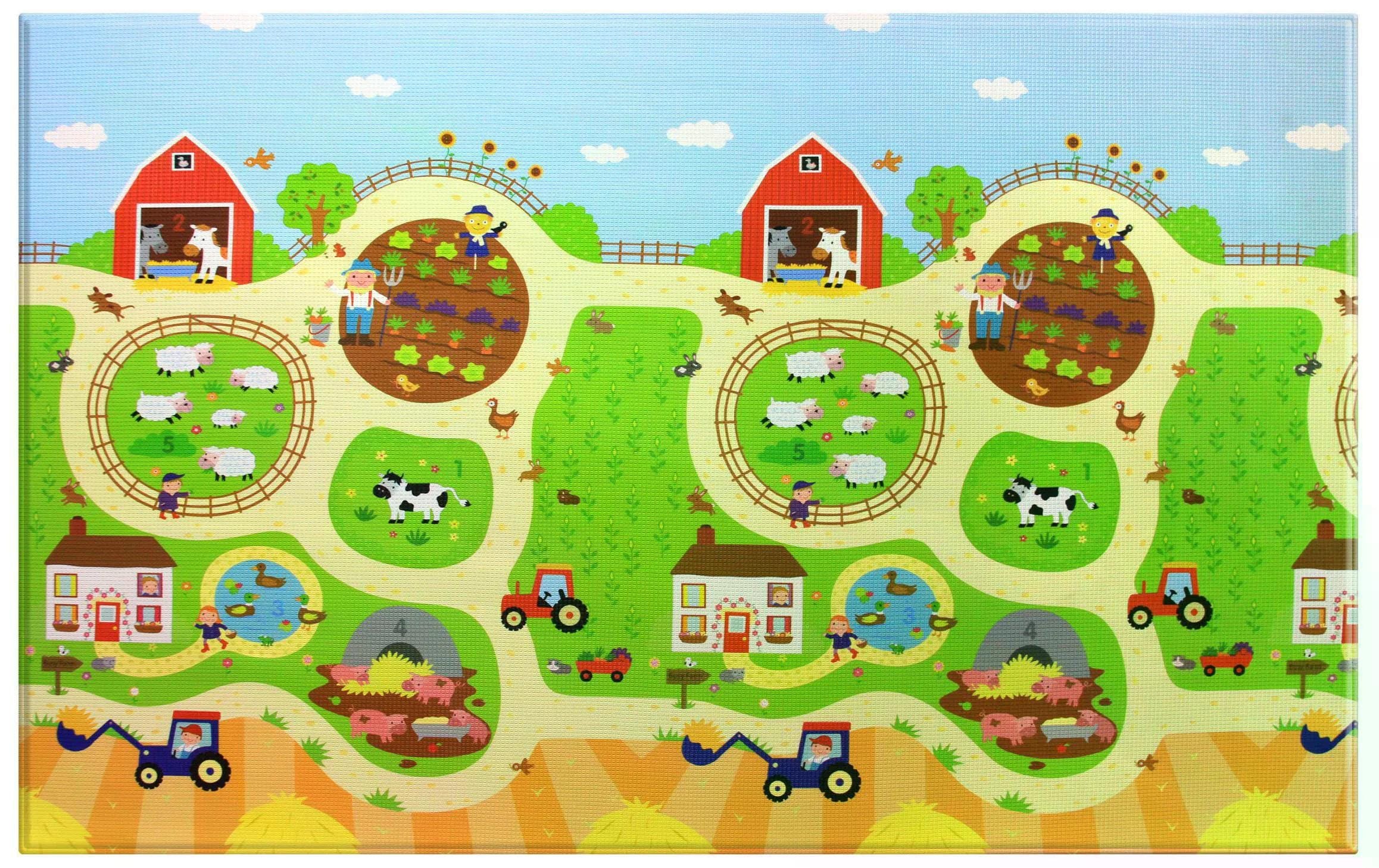 Dwinguler Spielmatte »Dwinguler Slim-Mat Busy Farm«