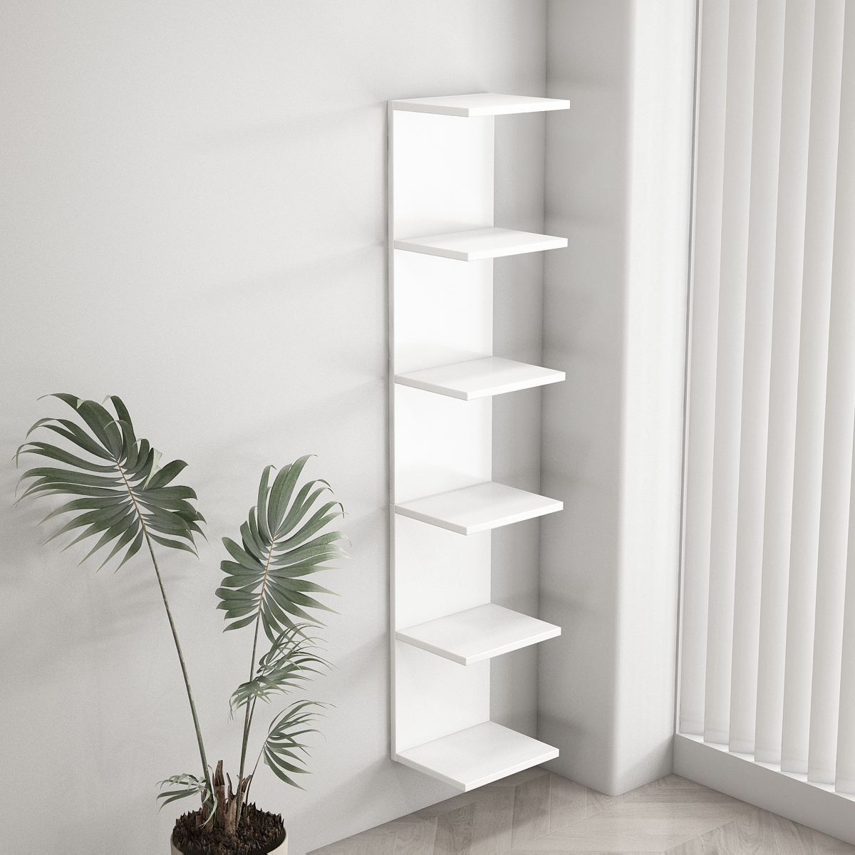 GOODproduct Wandregal »Moid« dekorativer Stauraum, Wandmontage