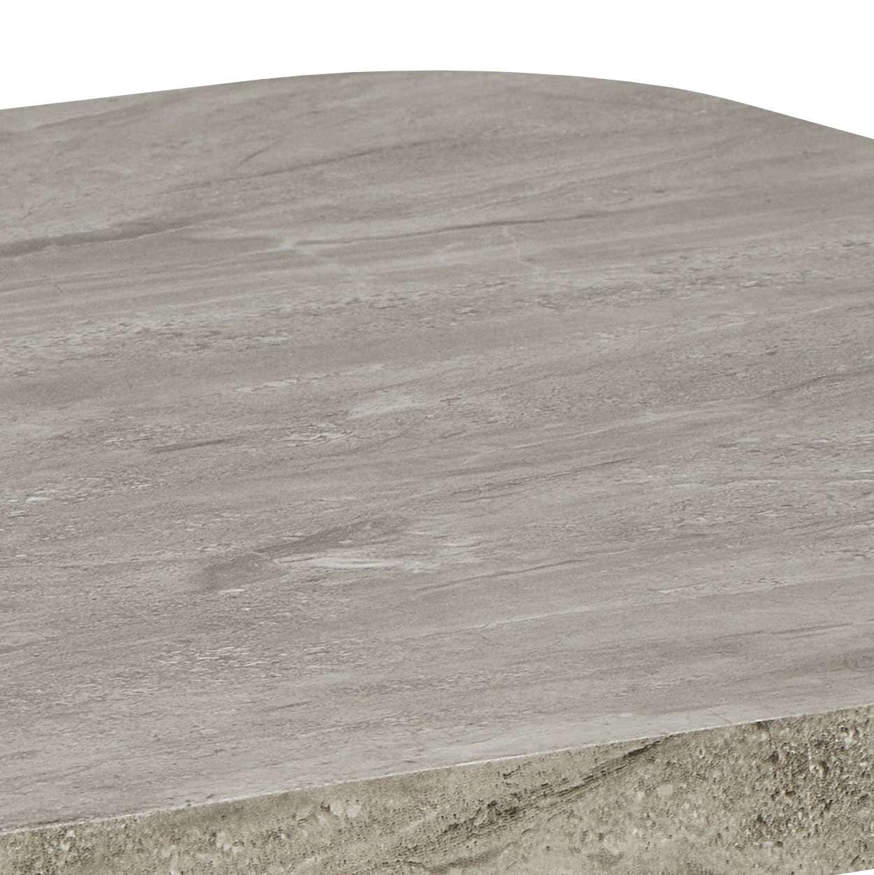 ACTONA GROUP Table basse »Solano« 1 cuis tlg. Aspect marbre gris, pieds robustes, FSC™