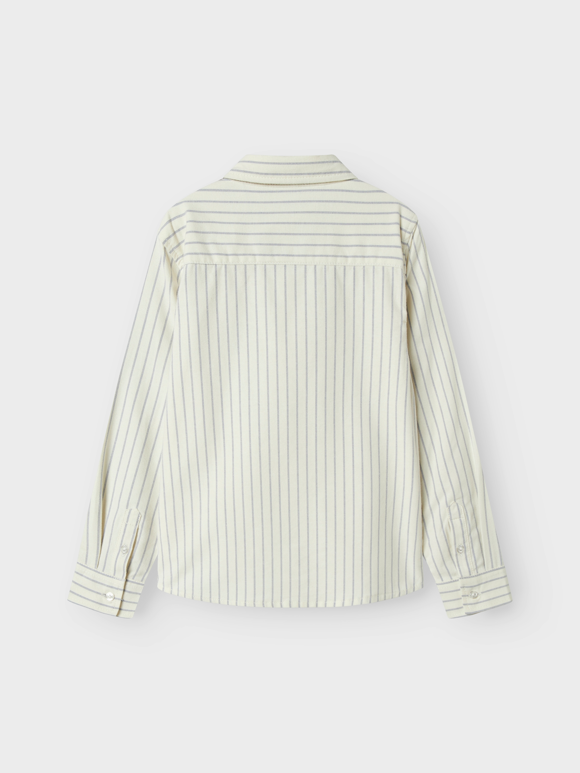 Name It Langarmhemd »NKMNEWSA für Jungen mit Knopfleiste und Baumwollkomfort« unifarben, casual, regular fit, Baumwolle, Hemdkragen