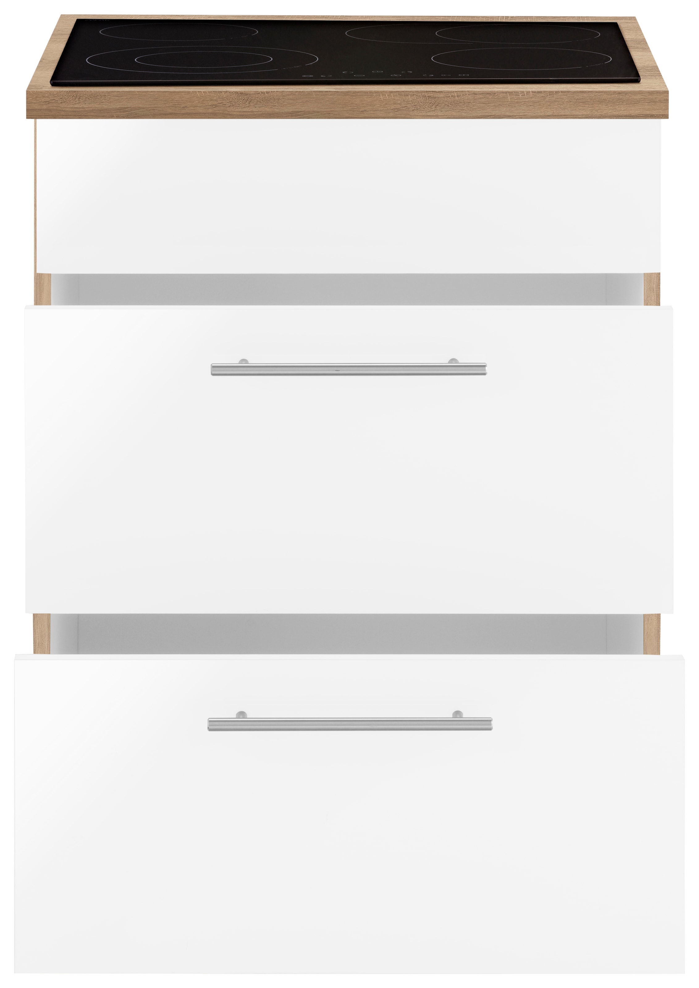 wiho Küchen Armoire d'encastrement pour table de cuisson »Cali« 60 cm breit