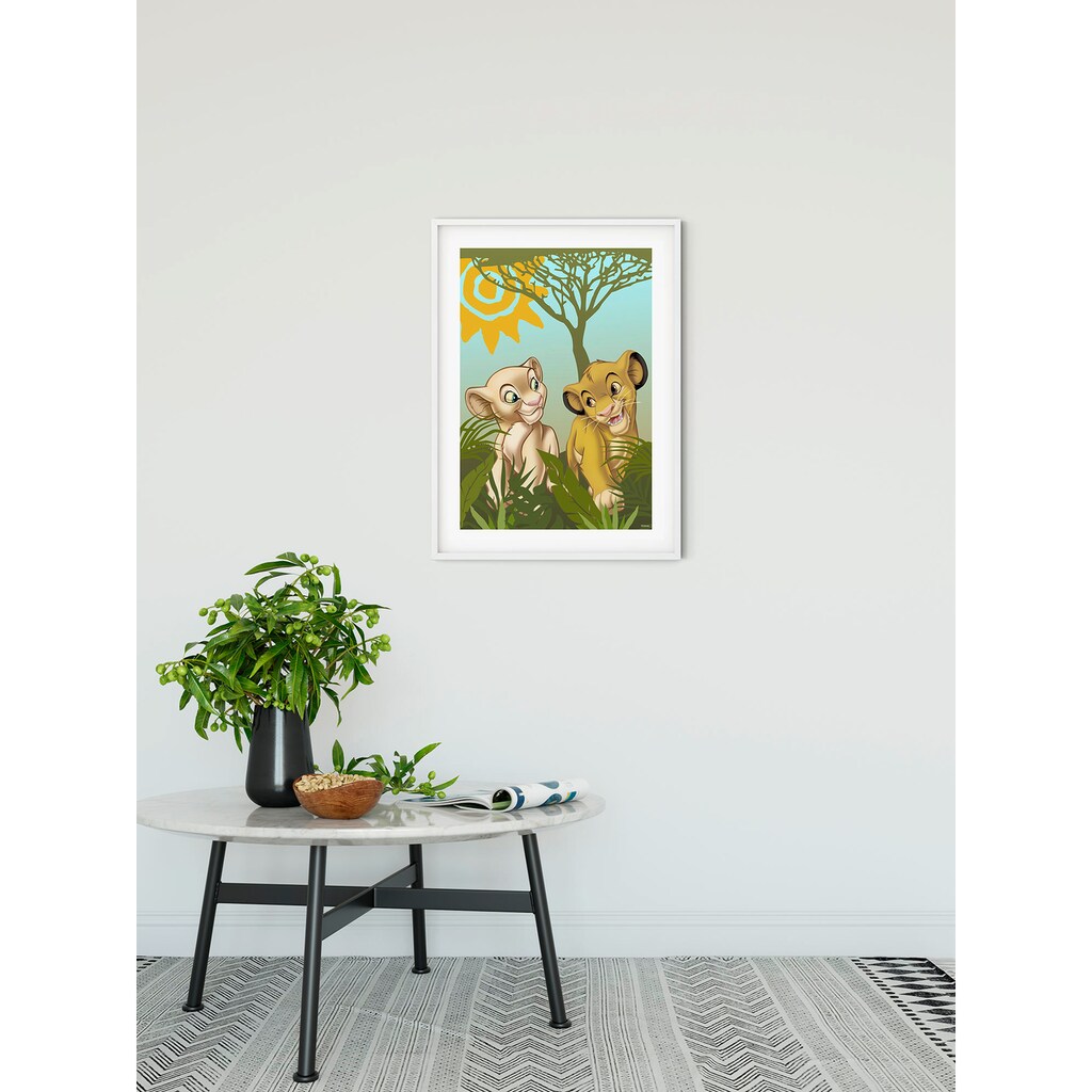 Komar Poster »Lion King Urembo Meadows«, (1 St.), Kinderzimmer, Schlafzimmer, Wohnzimmer