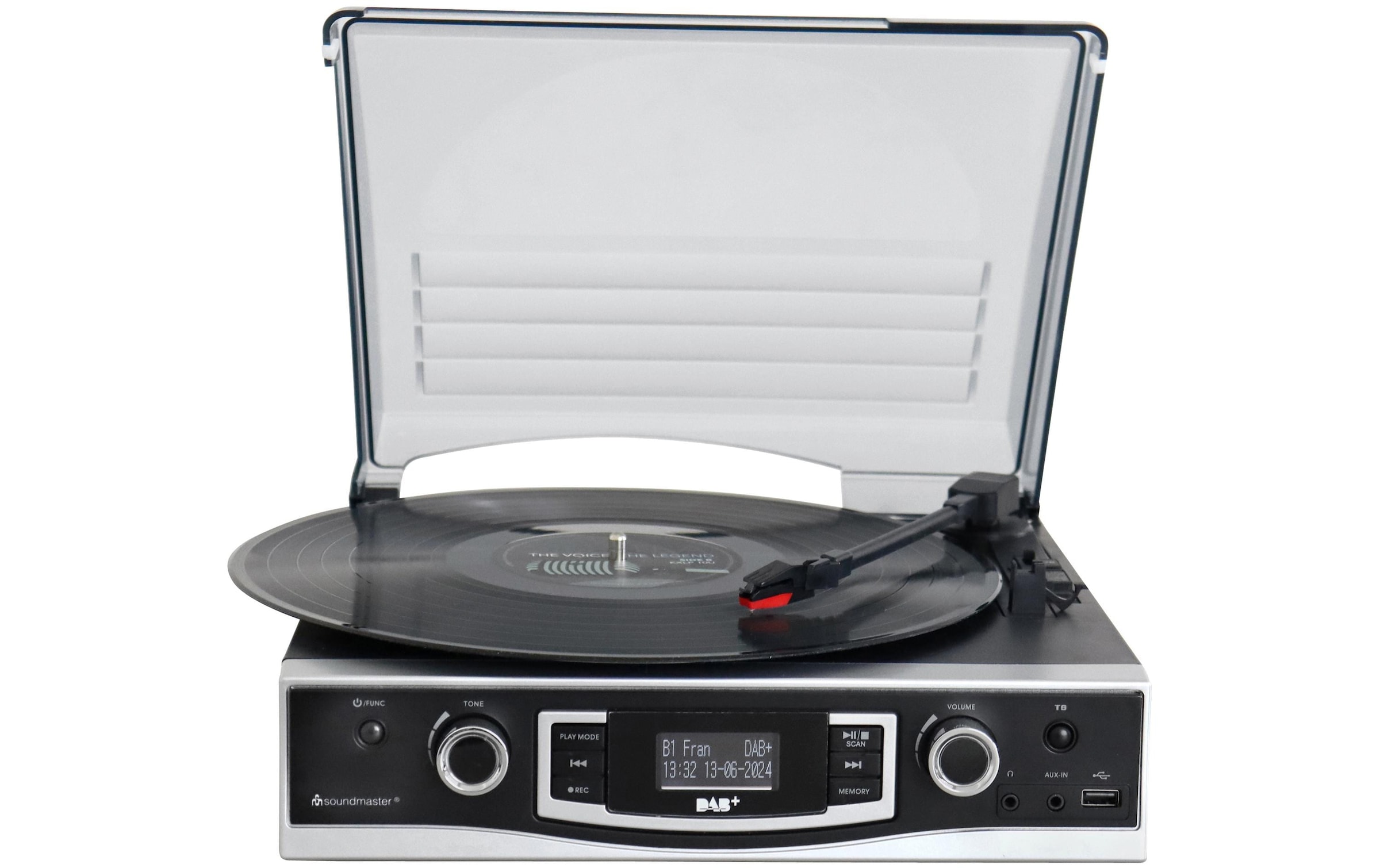 Soundmaster Plattenspieler »PL590SW Schwarz«