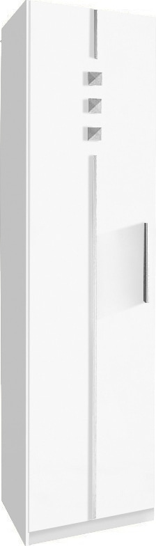 priess Armoires à vêtements 1-bis 5-türig, mit silberfarbigen Applikationen