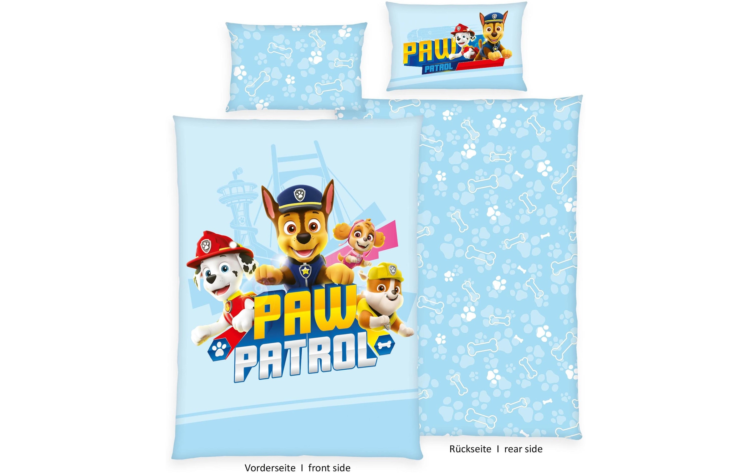 Herding Kinderbettwäsche »Paw Patrol 100 x 135 cm + 40 x 60 cm«