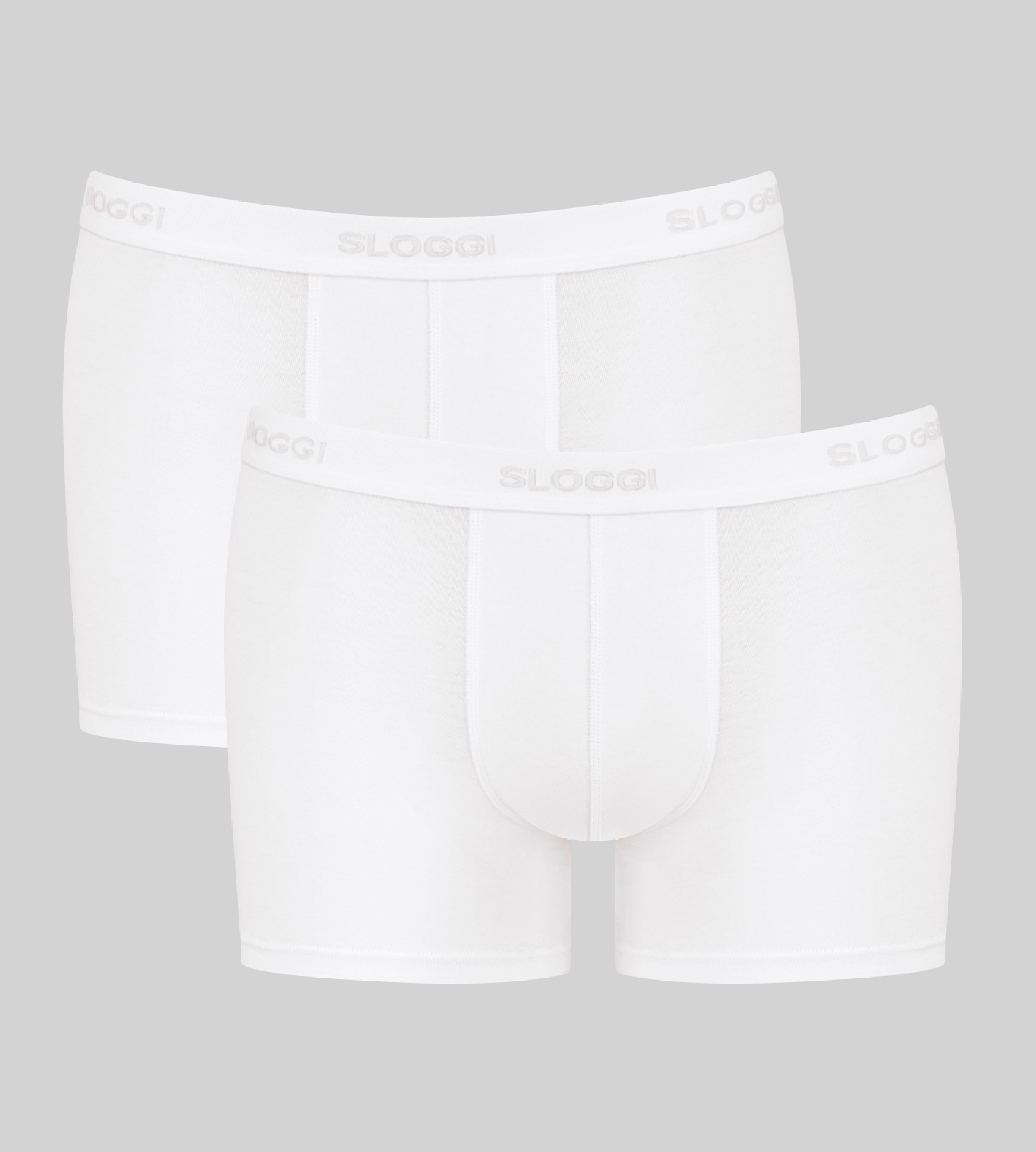 Image of sloggi Boxer "Men 24/7" 2er Pack, weich, atmungsaktiv, Baumwollmix, elastisch, Soft-Bund