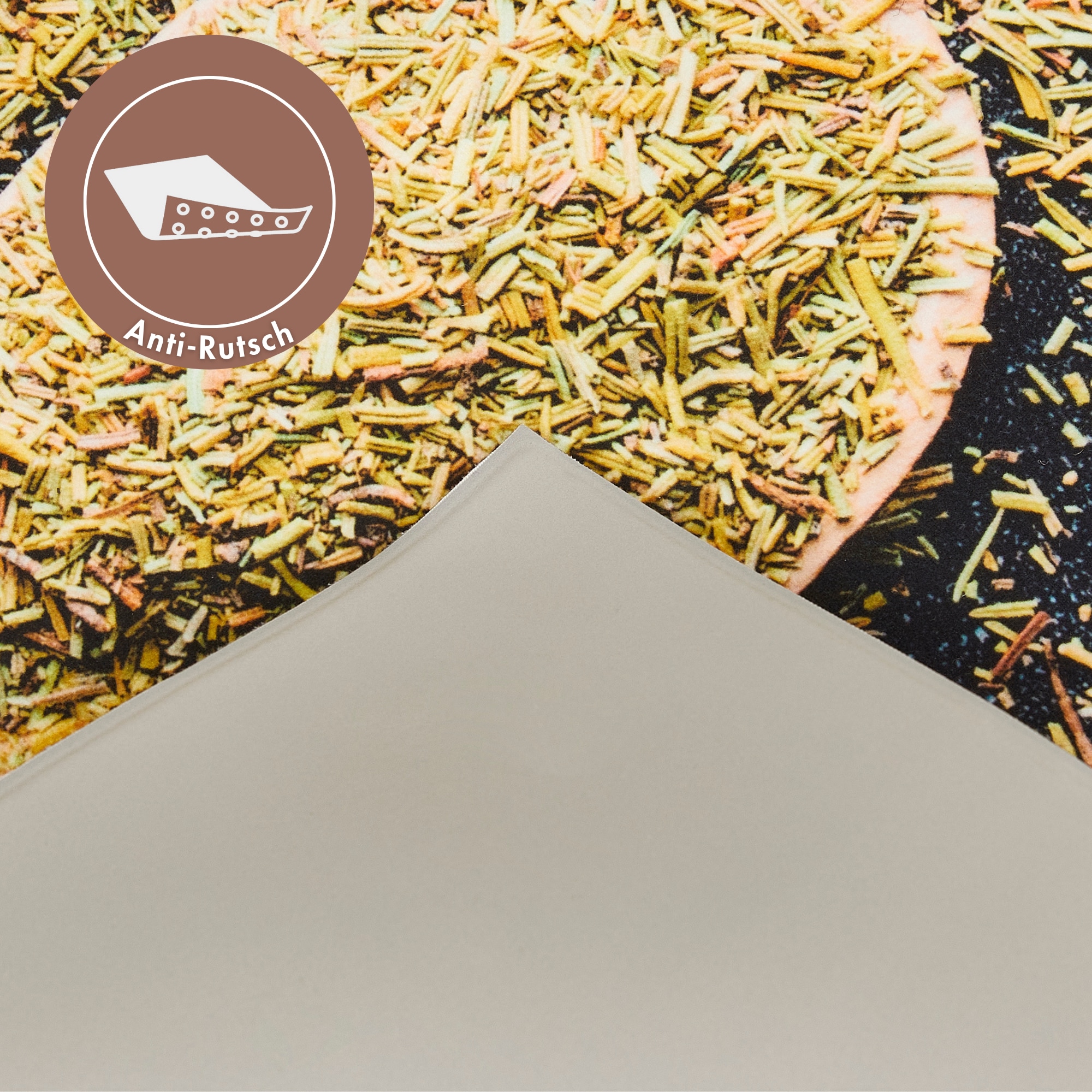 Andiamo Chemin de table »Kitchen« Rectangulaire 3 mm Höhe Vinyl-Küchenläufer, moderne Küchenmotive, Pasta, Gewürze, Kaffee