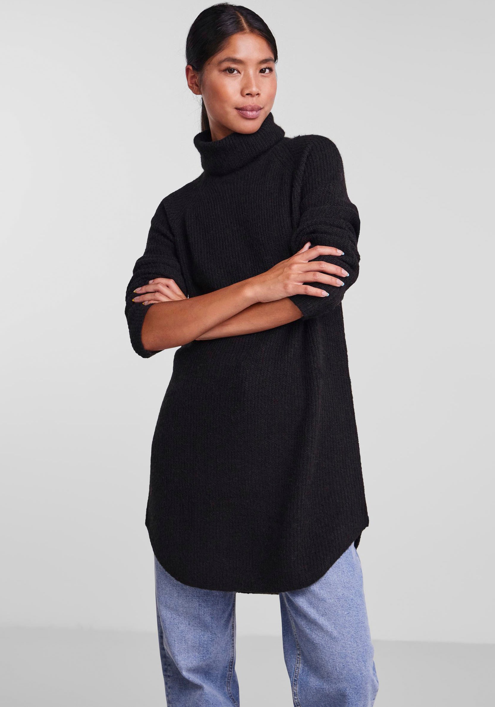 Image of pieces Rollkragenpullover "PCELLEN LS LONG KNIT NOOS BC"