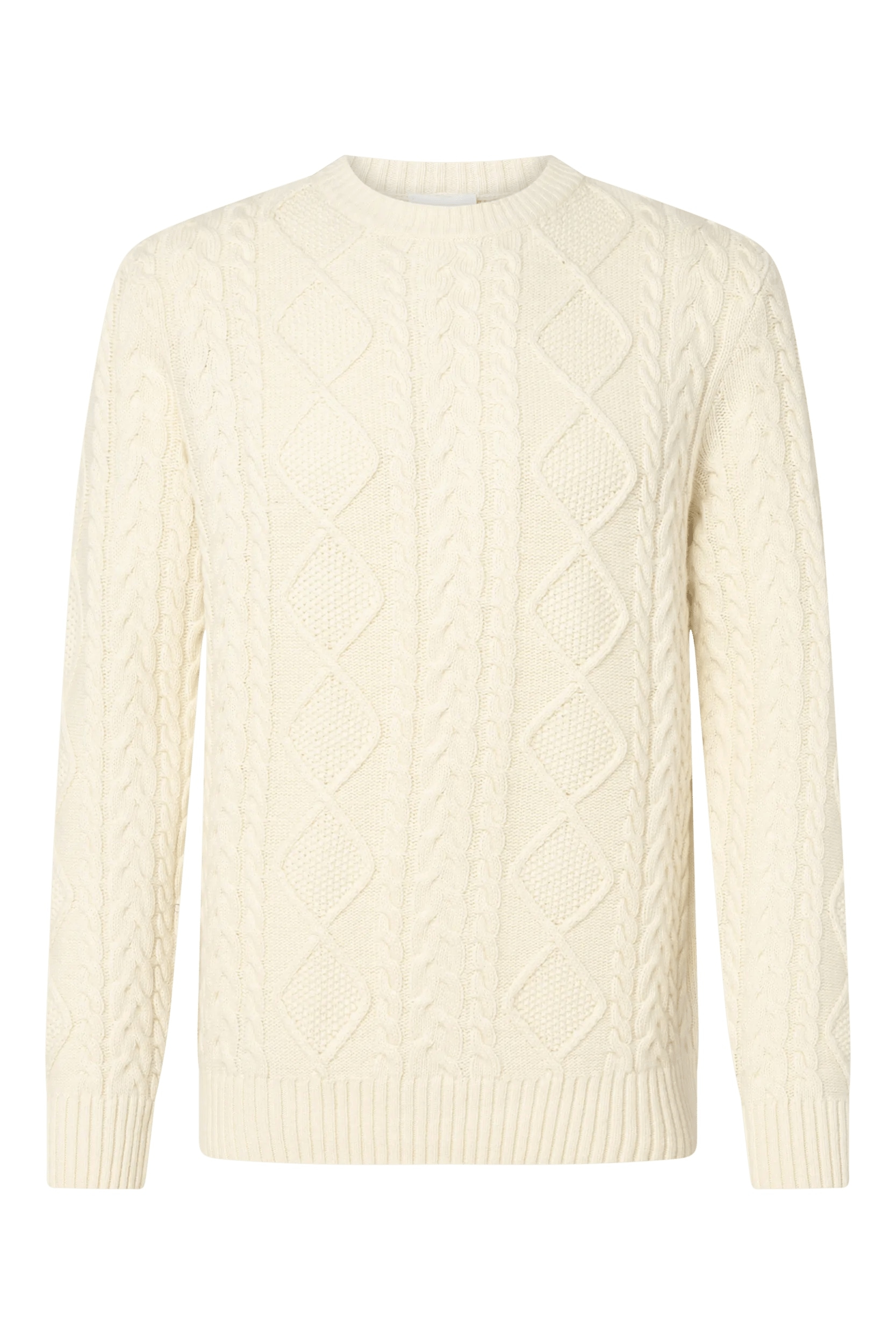 Image of Joop Jeans Rundhalspullover "Leonyas" mit Zopfmuster