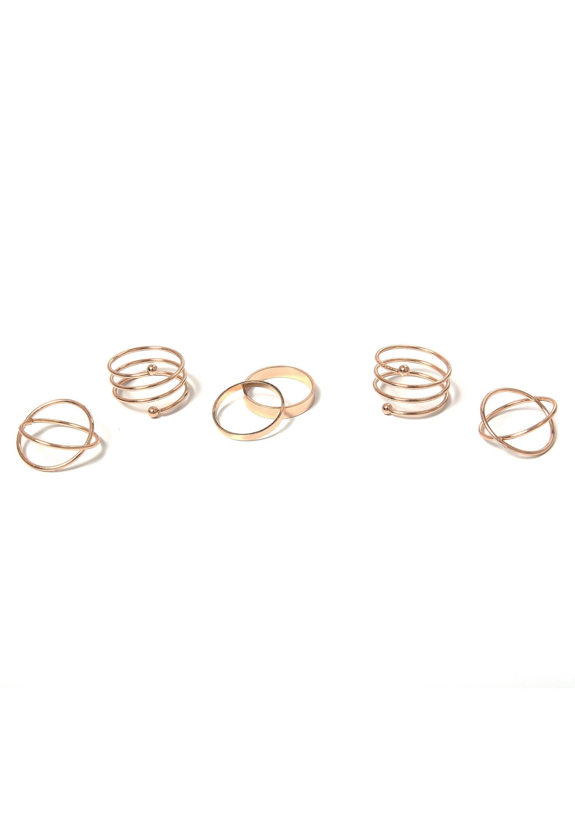 Image of J.Jayz Ring-Set »in teilweise mehrreihiger Optik«, (Set, 6 tlg.) bei Ackermann Versand Schweiz