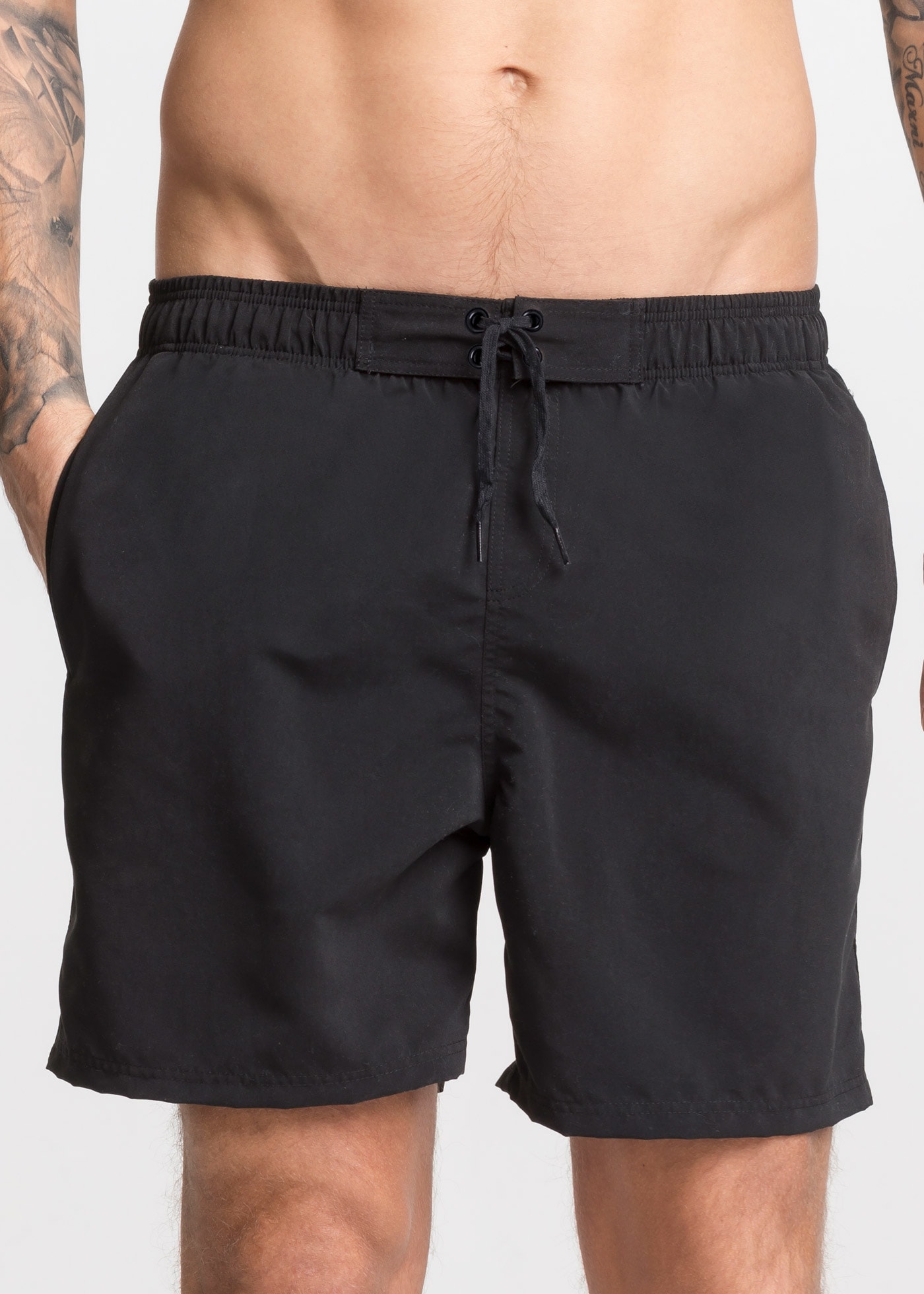 Image of bonprix Badeshorts "Badeshorts" mit Netzfutter, bequeme Passform, unifarben, aus Polyester