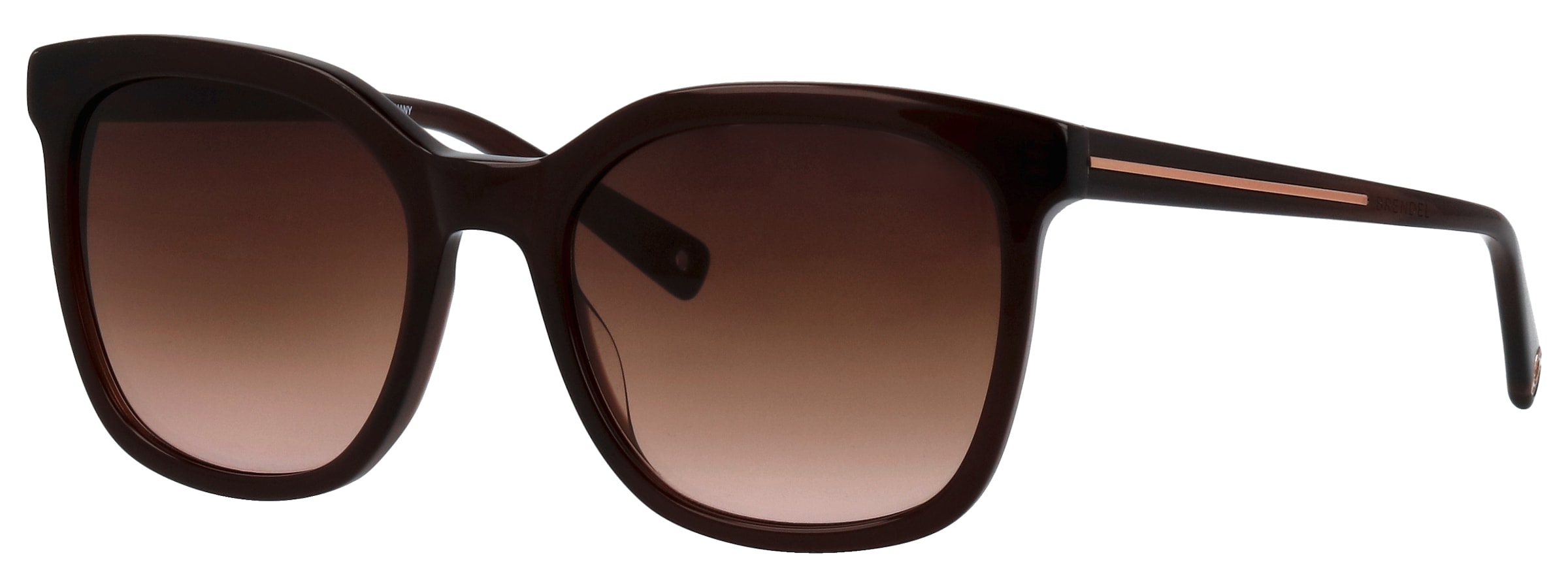 BRENDEL eyewear Sonnenbrille »Modell 906207« Form Karree/Eckig, Logoschriftzug auf Bügel, Kunststofffassung