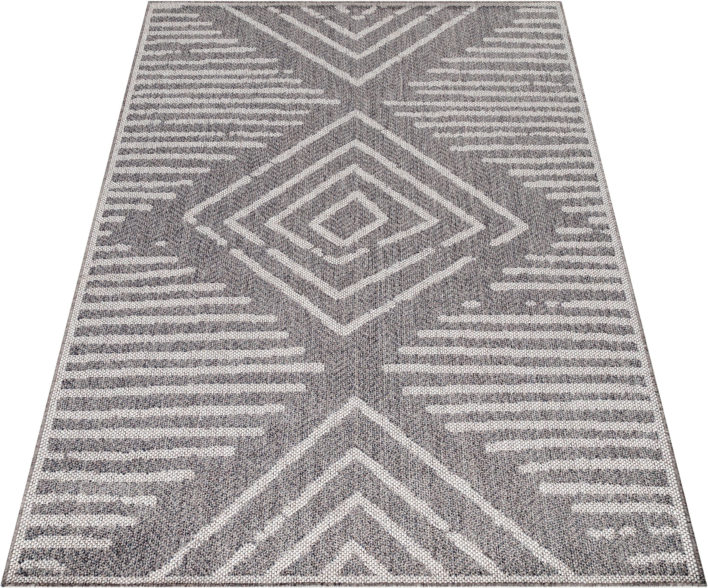 modernes günstig gemetrisches In- rechteckig, »Brugge Teppich Flachgewebe, Outdoor Paco 224«, geeignet Home Muster, und kaufen