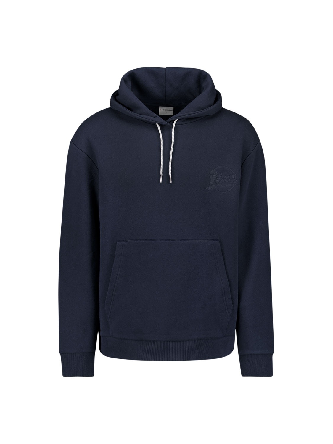NO EXCESS Hoodie mit Logo Stickerei