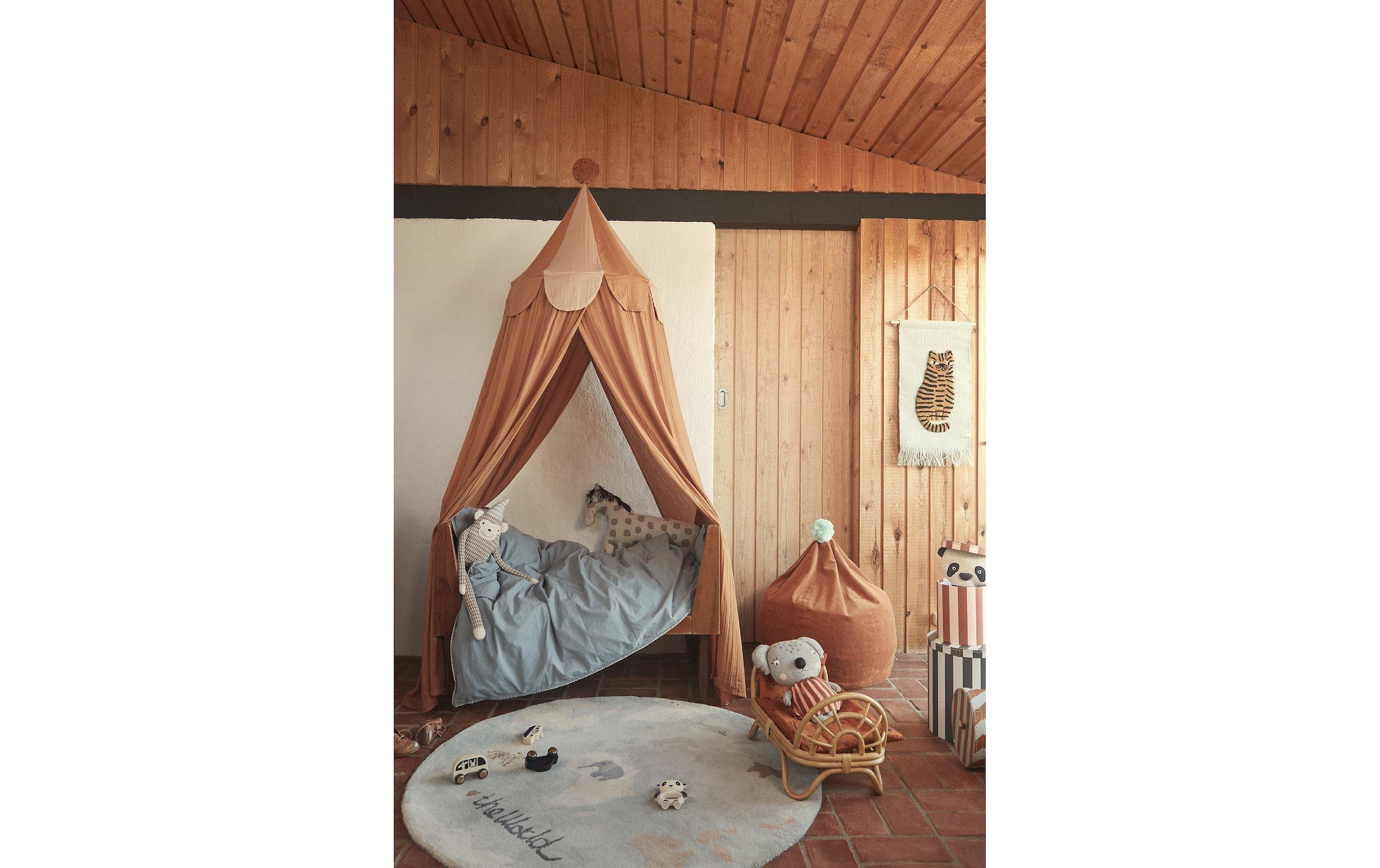 OYOY Kinderteppich »The World tufted rug Ø 120 cm«