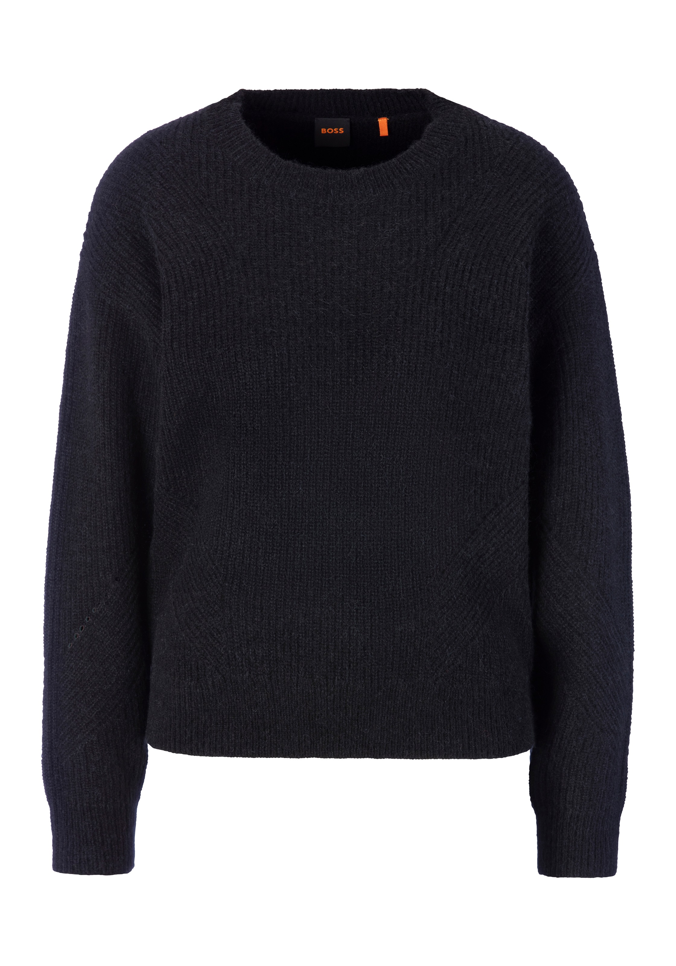 BOSS ORANGE Strickpullover »Flondie Premium Damenmode« mit Rundhalsausschnitt