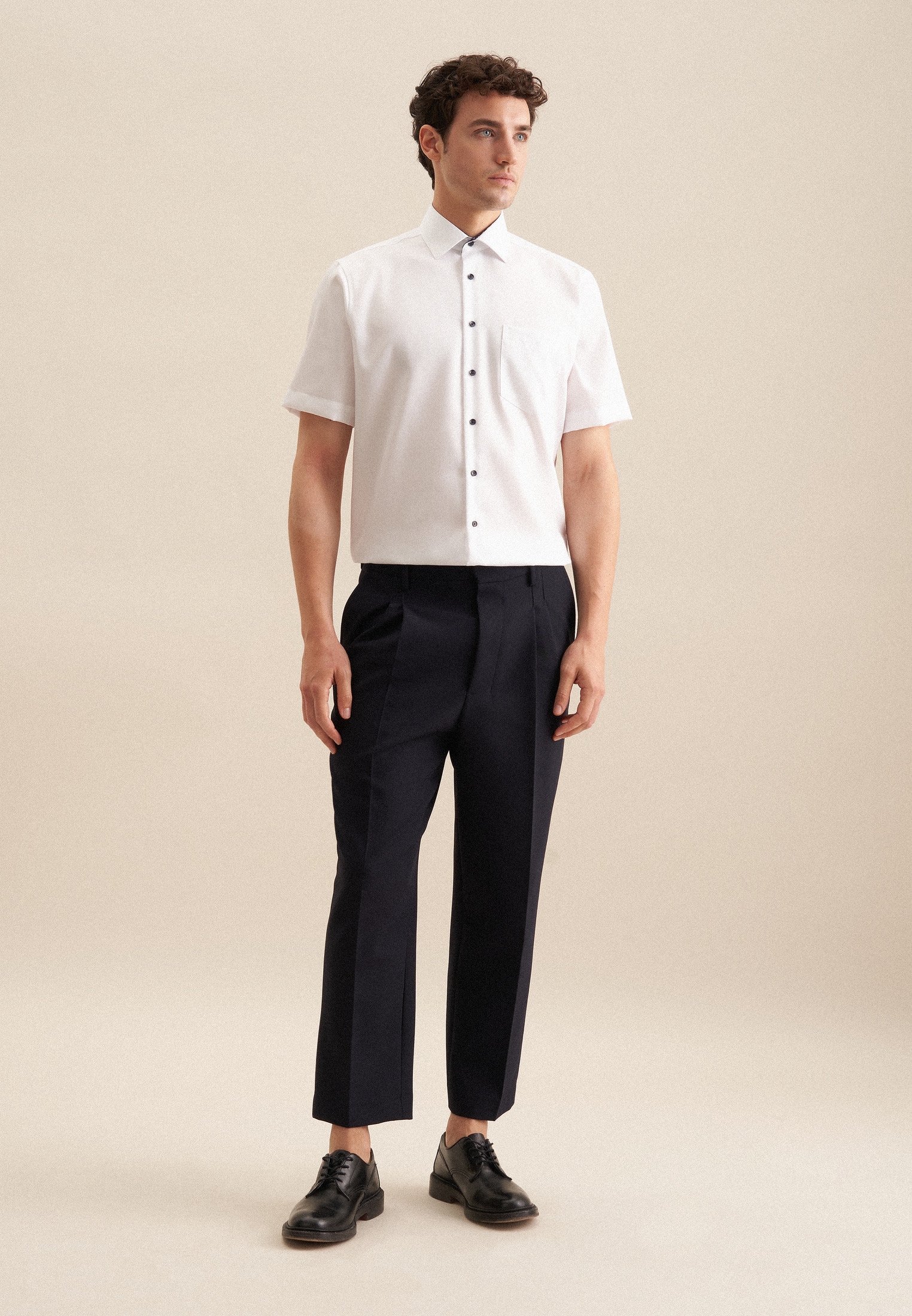 seidensticker Chemise d'affaires »Regular« Regular 1/2 Kentkragen Uni