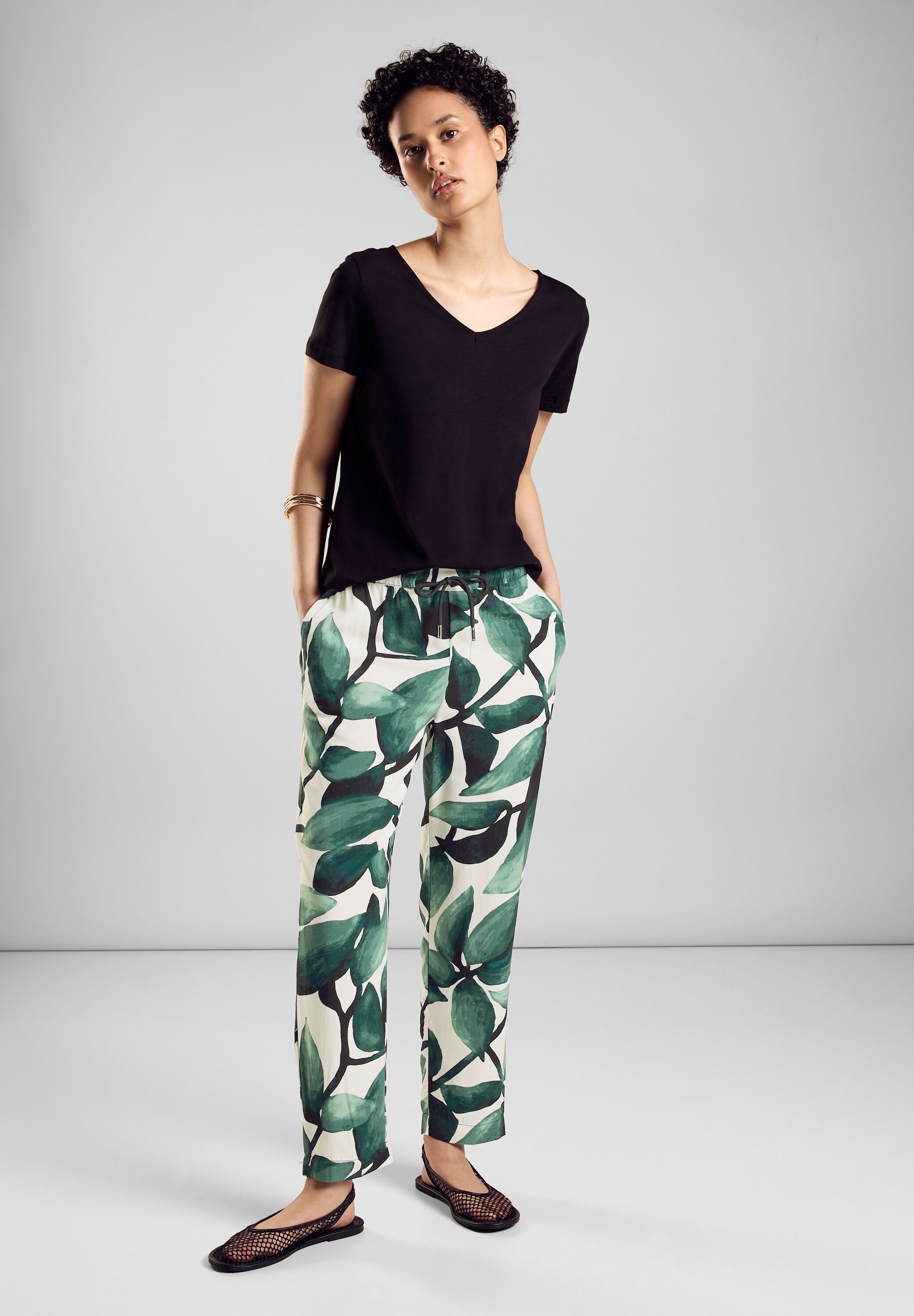 STREET ONE Jogger Pants, mit All-Over Print