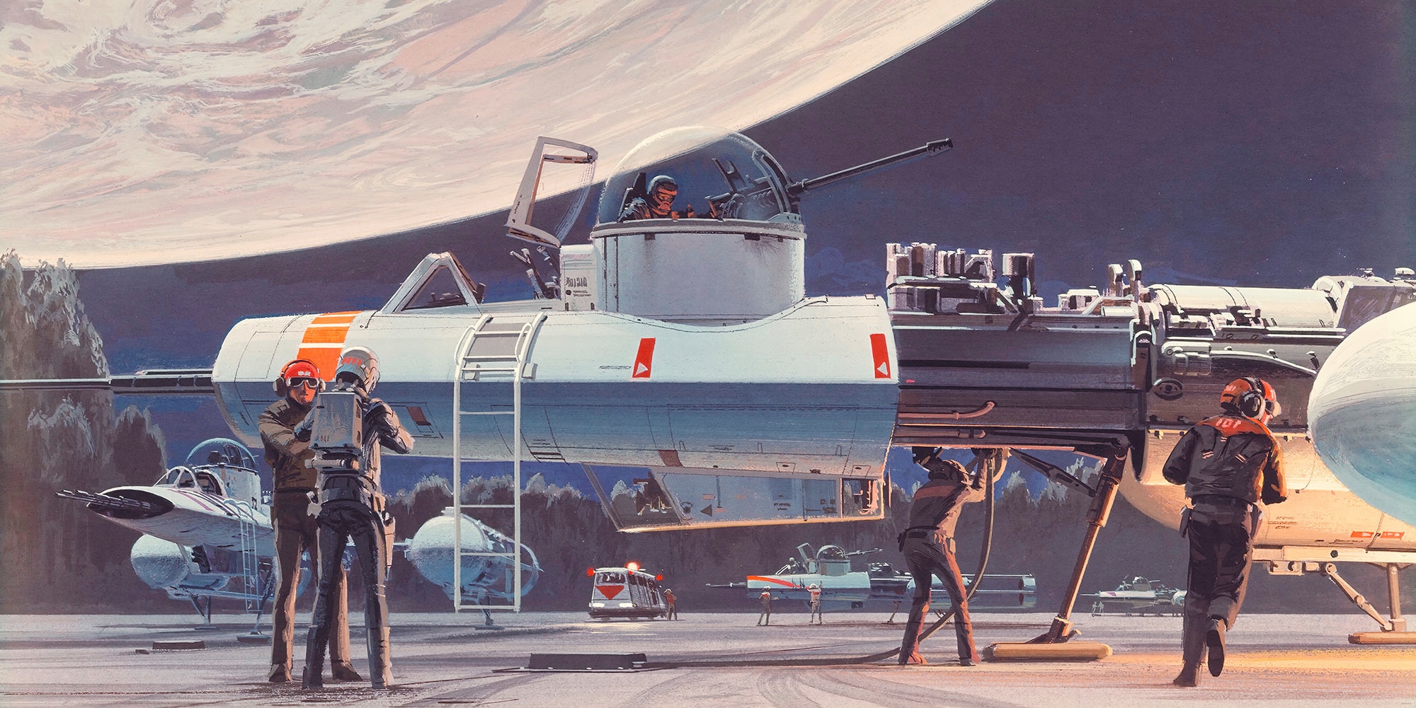 jetzt Fototapete Yavin Komar futuristisch-mehrfarbig-Weltall Wars RMQ kaufen »Star Y-Wing«, Classic