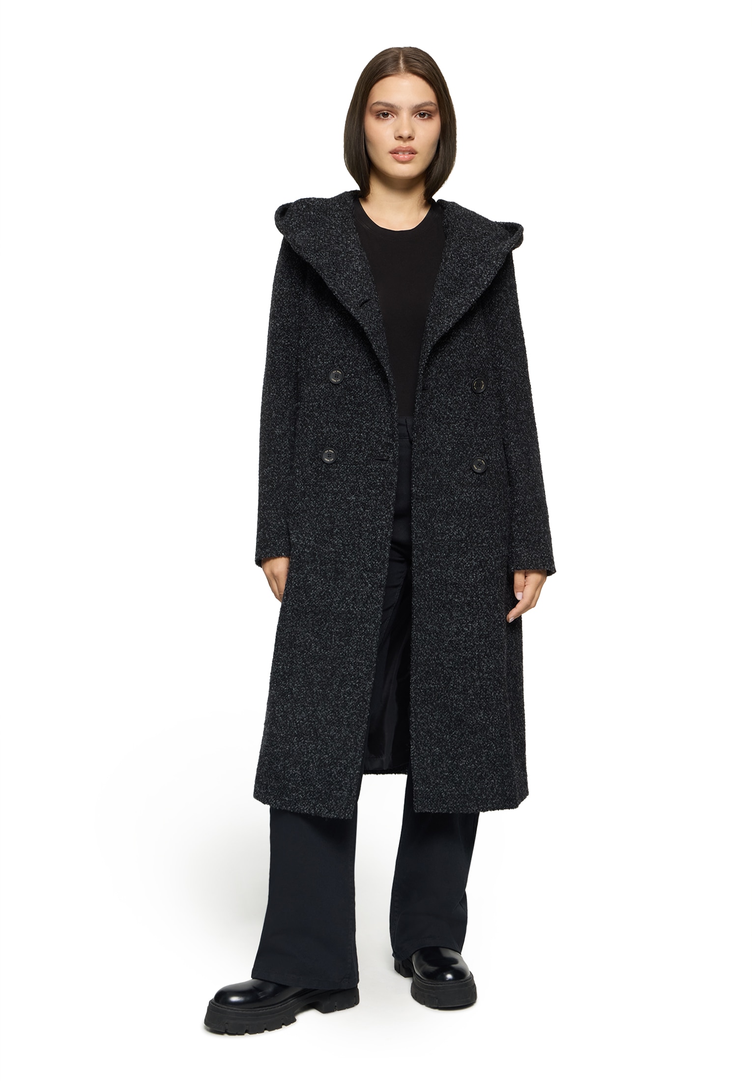 Gil Bret Manteau en laine mit Kapuze