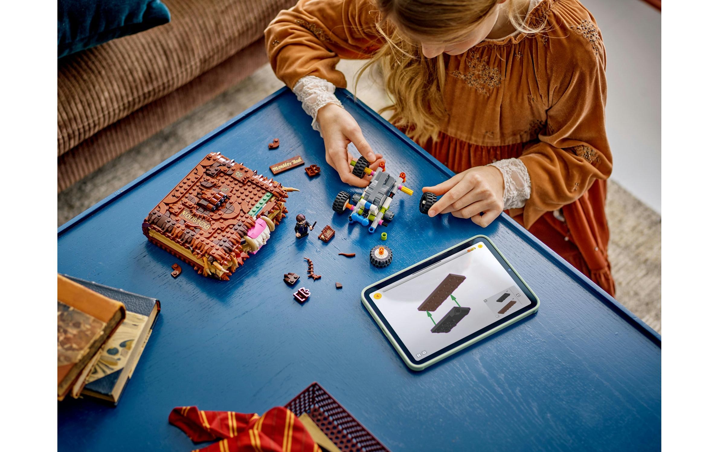 LEGO® Spielbausteine »Harry Potter Beissendes Monsterbuch der Monster 76449«, (518 St.)