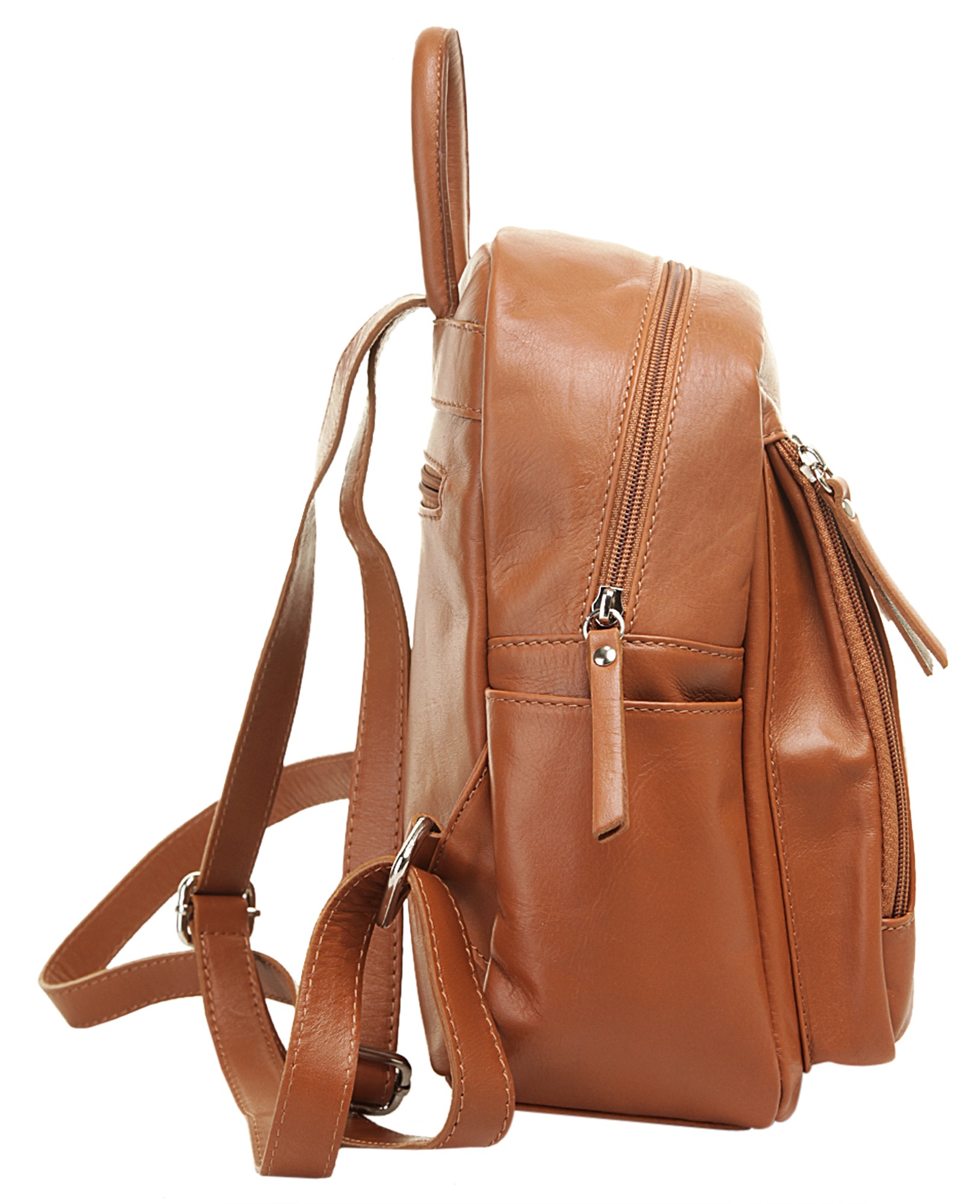 Samantha Look Cityrucksack, echt Leder, Made in Italy