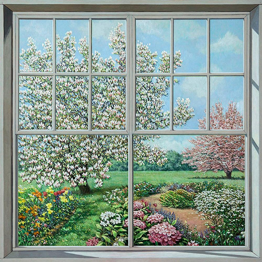 Image of Home affaire Deco-Panel »DEL MISSIER / Finestra sul giardino«, 70/70 cm bei Ackermann Versand Schweiz