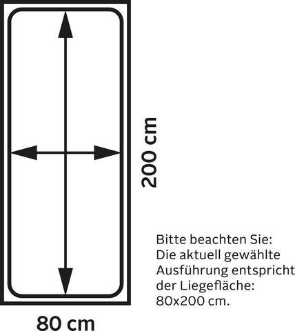 Maintal Polsterliege, mit Seiten- und Rückenteil