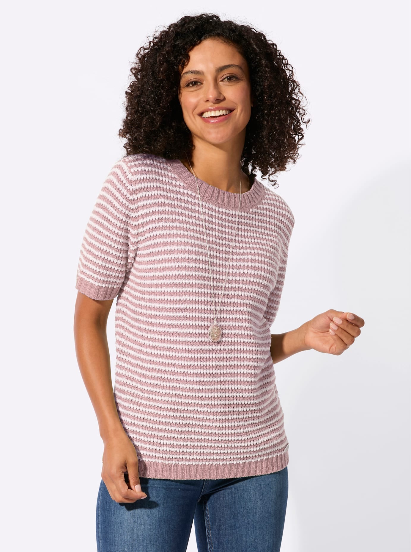 Casual Looks Pull à manches courtes »Kurzarm-Pullover«