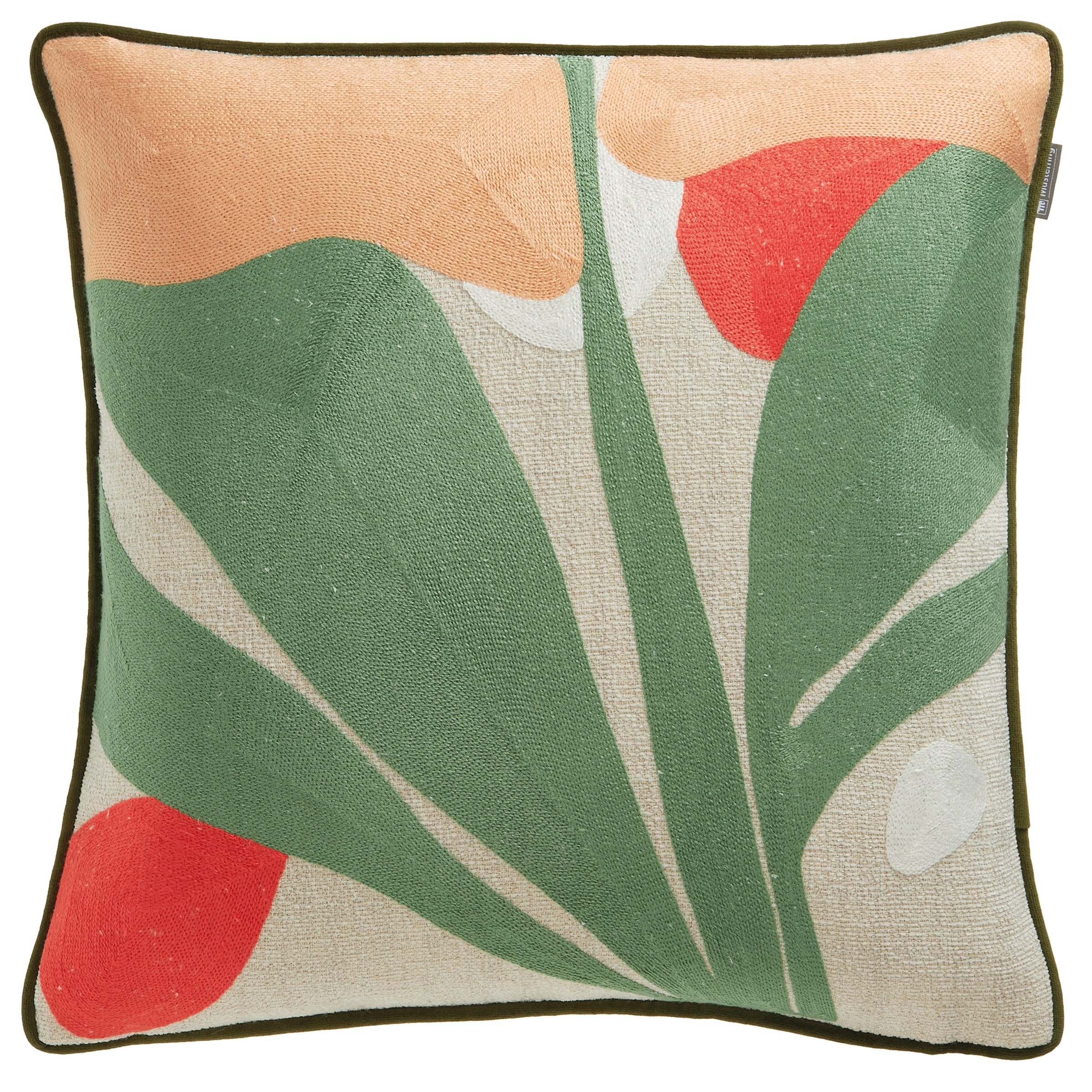 Image of Musterring Dekokissen "Harmony" kunstvoll besticktes, florales Motiv