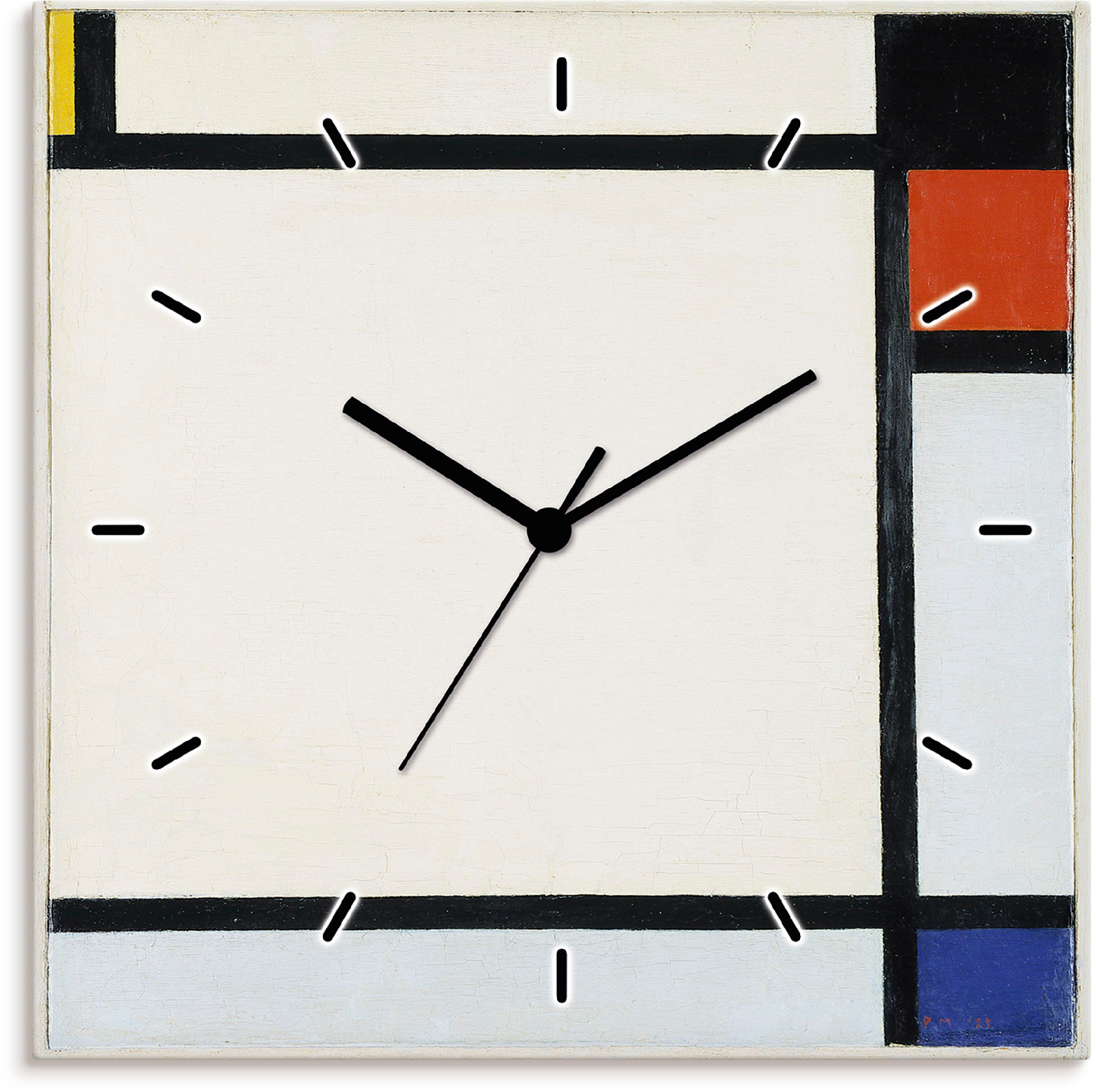 Image of Artland Wanduhr »Tableau N X. 1925«, lautlos, ohne Tickgeräusche, nicht tickend, geräuschlos - wählbar: Funkuhr o. Quarzuhr, moderne Uhr für Wohnzimmer, Küche etc. - Stil: modern bei Ackermann Versand Schweiz