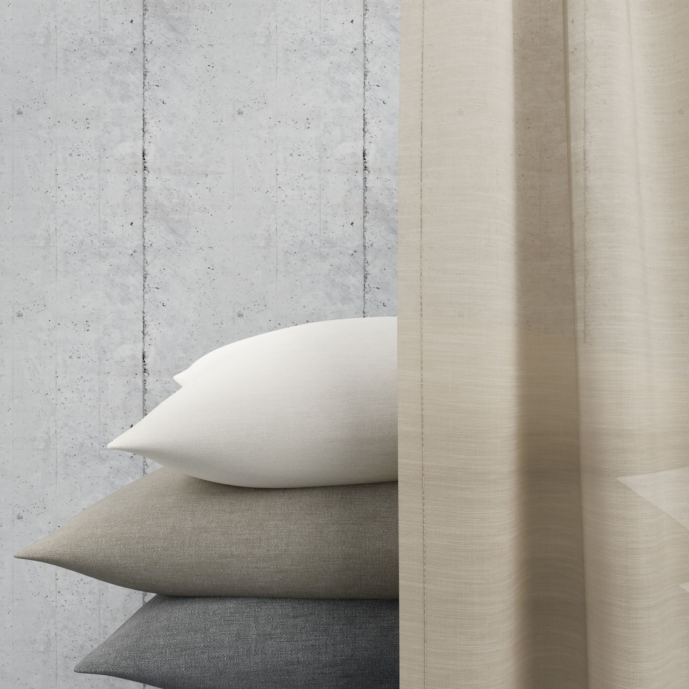 Neutex for you! Vorhang »Allure«, (1 St.), Ösenschal mit Metallösen, Breite 140 cm, nach Mass