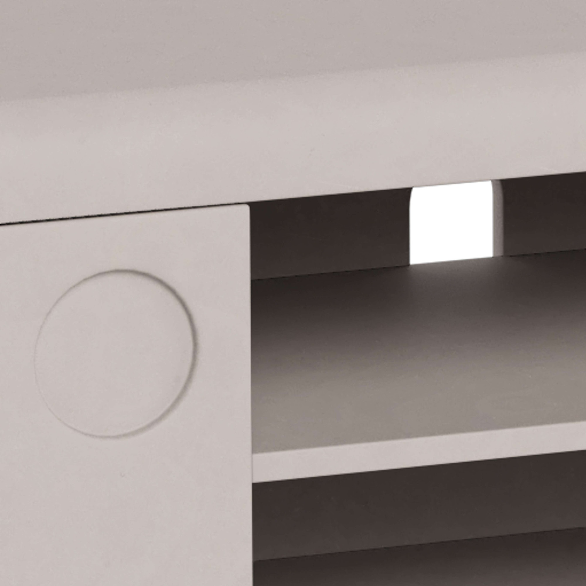 ACTONA GROUP TV-Schrank »Beistelltisch« TV Tisch, 3 Böden, grau,160x40x50