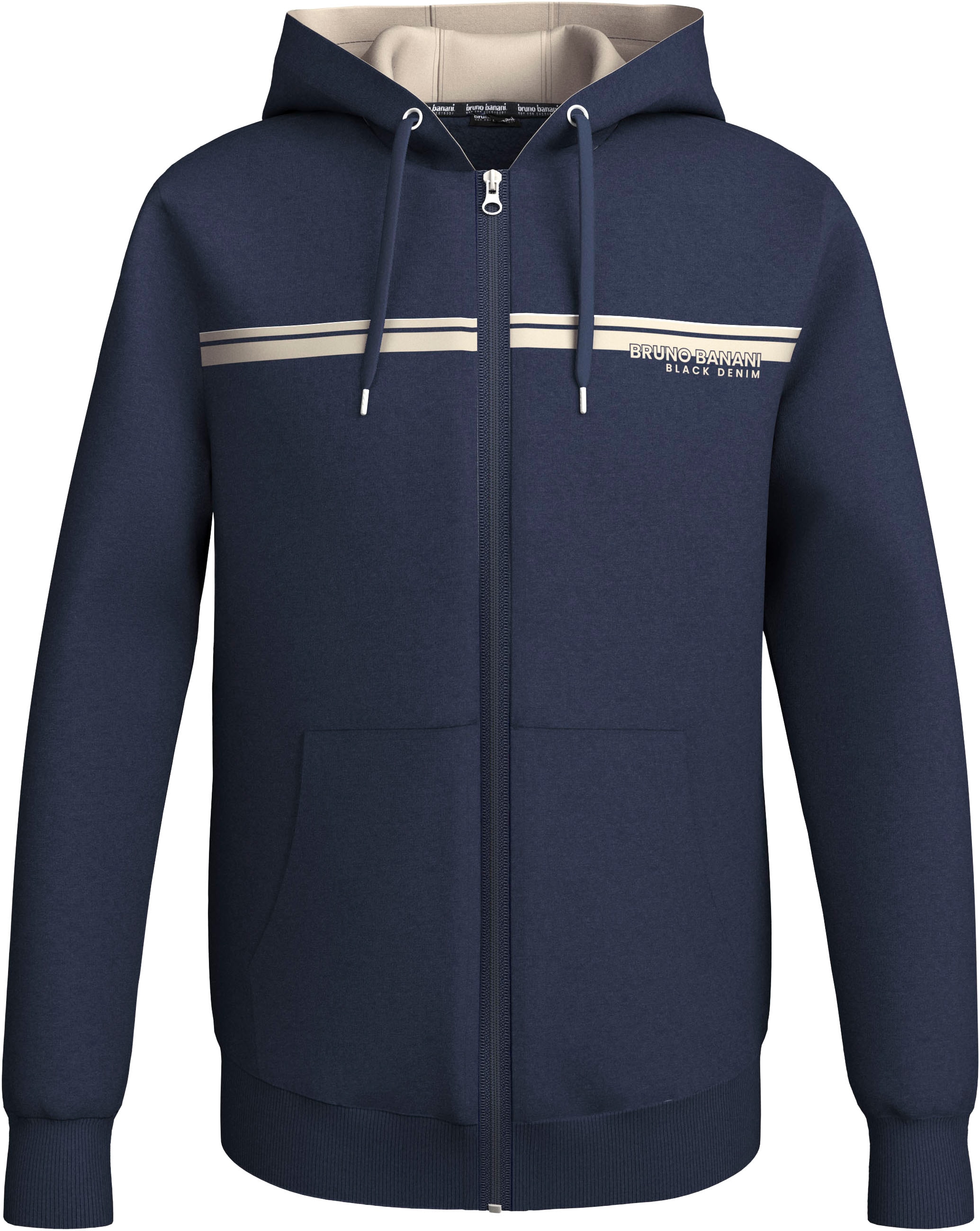 Bruno Banani Veste sweat moderner Brustprint